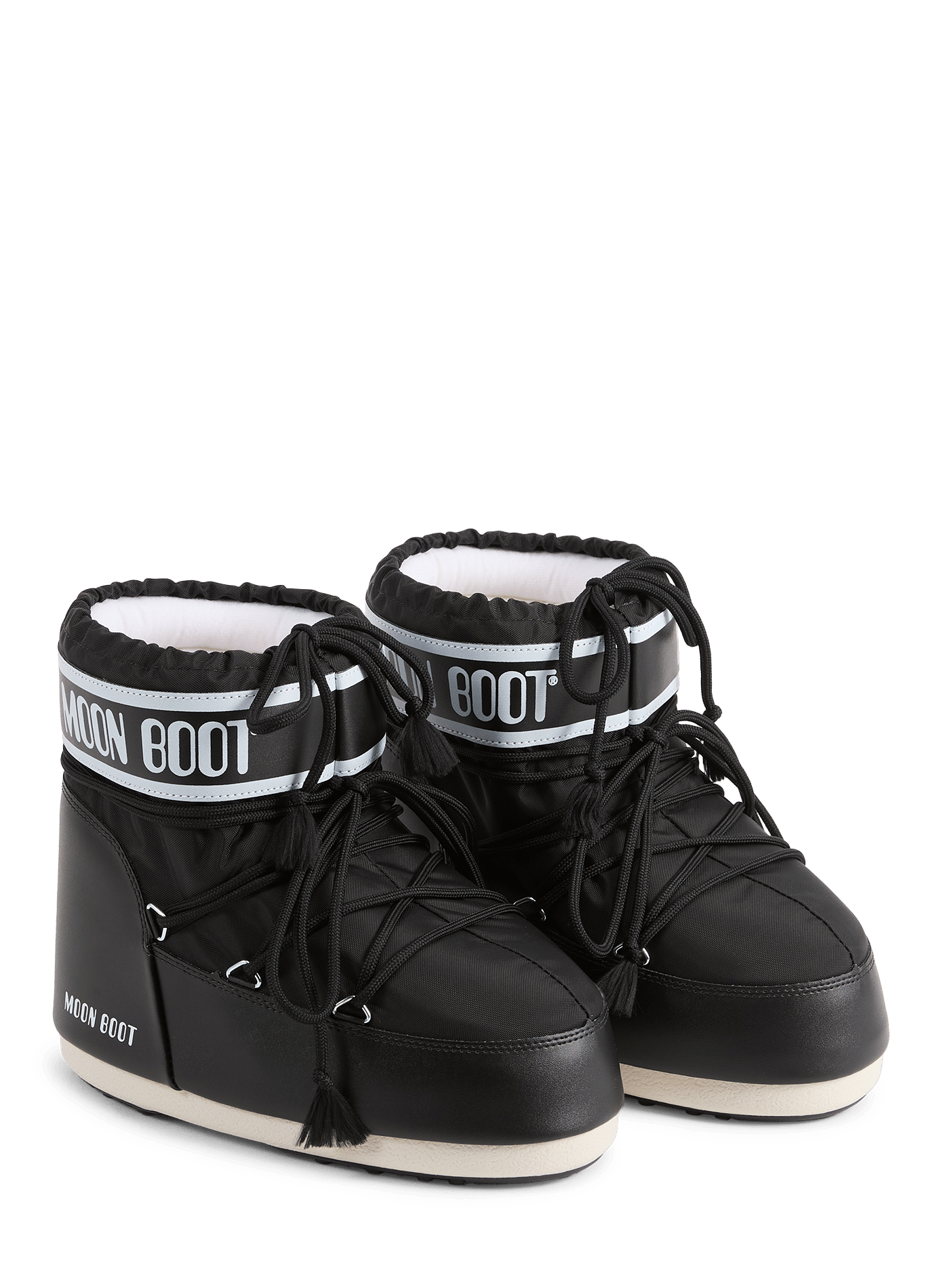Icon Low Nylon Ankle Boots | Black MOON BOOT Women