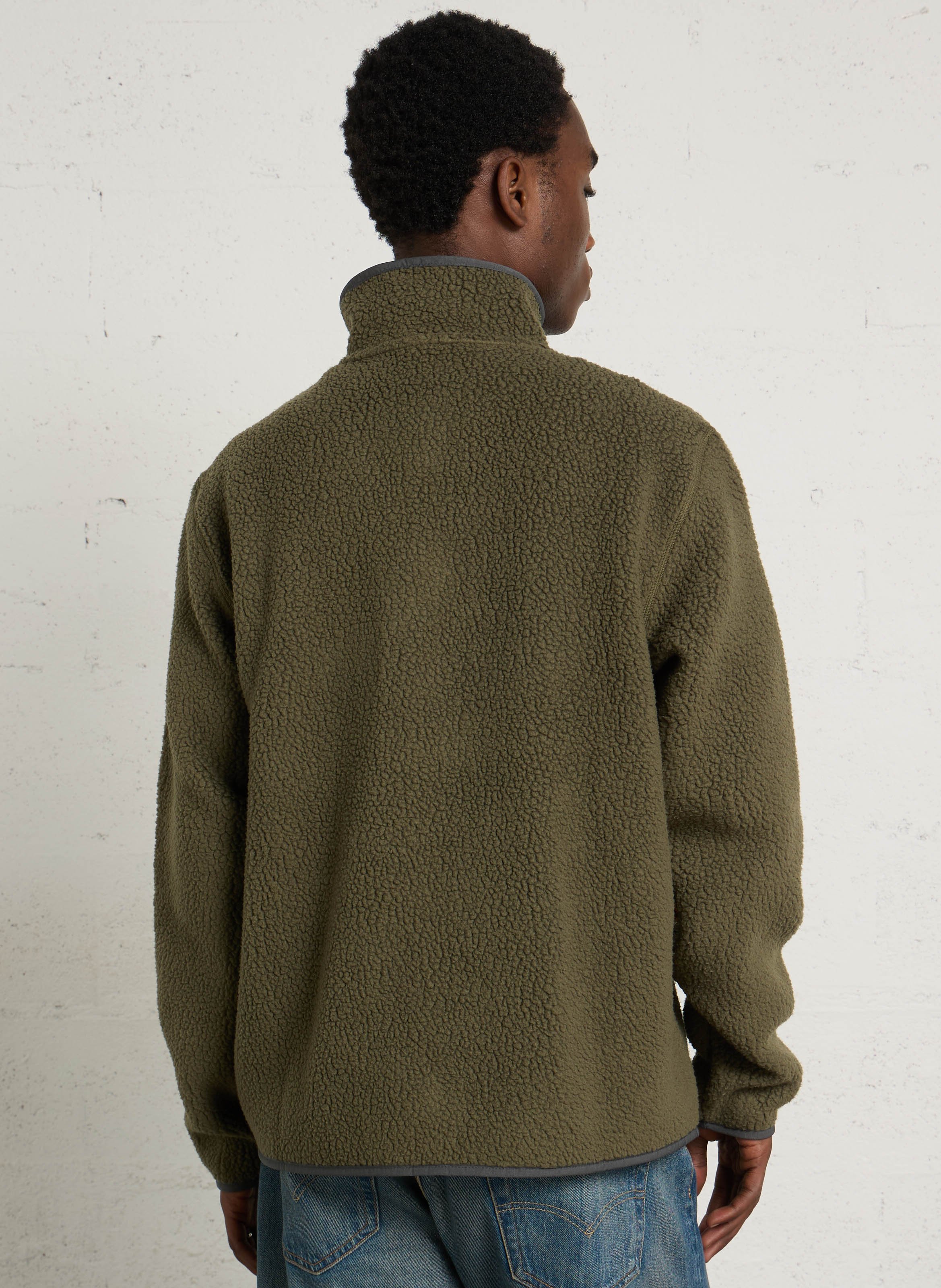 Oversized polar fleece met opstaande kraag PATAGONIA Groen