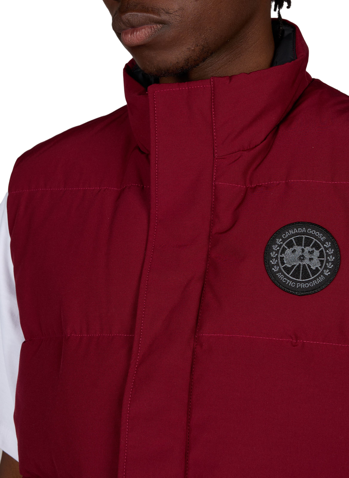 Doudoune sans manches unie CANADA GOOSE Rouge