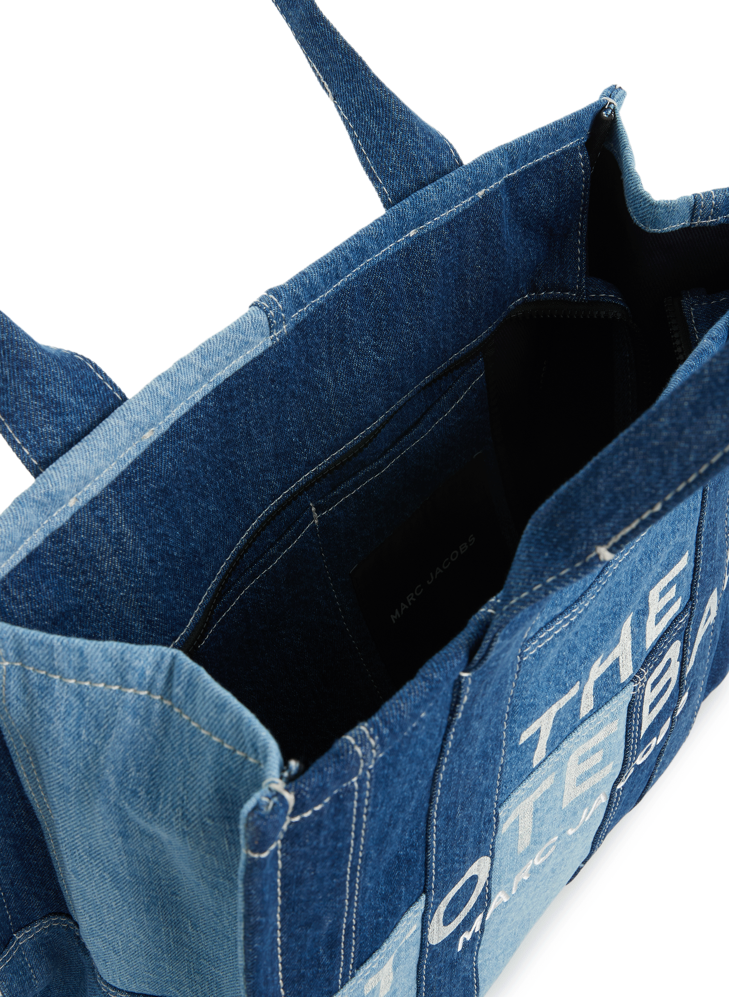 Sac cabas The Denim Large Tote Bag MARC JACOBS Bleu