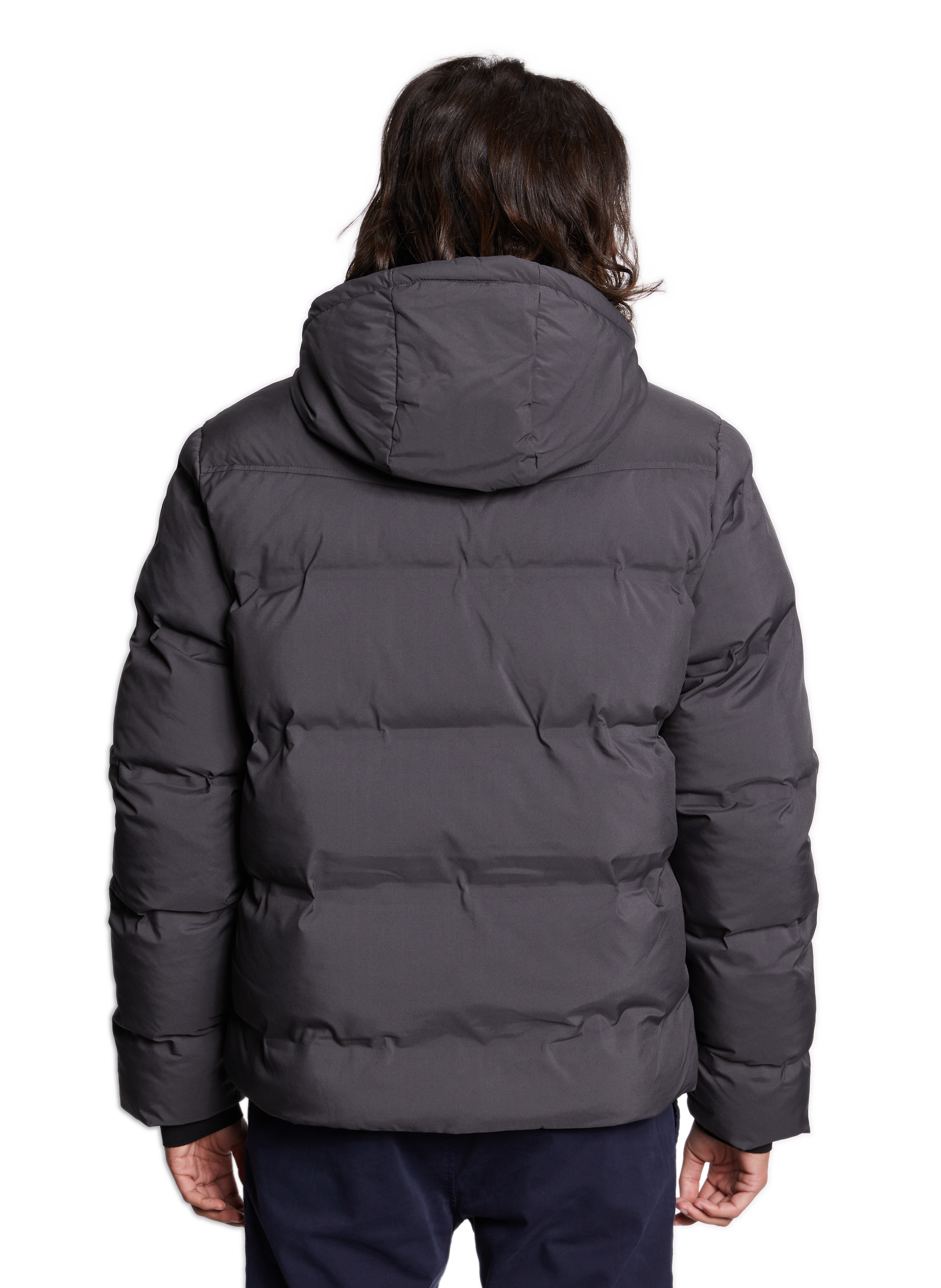 Doudoune à capuche SCHOTT Gris