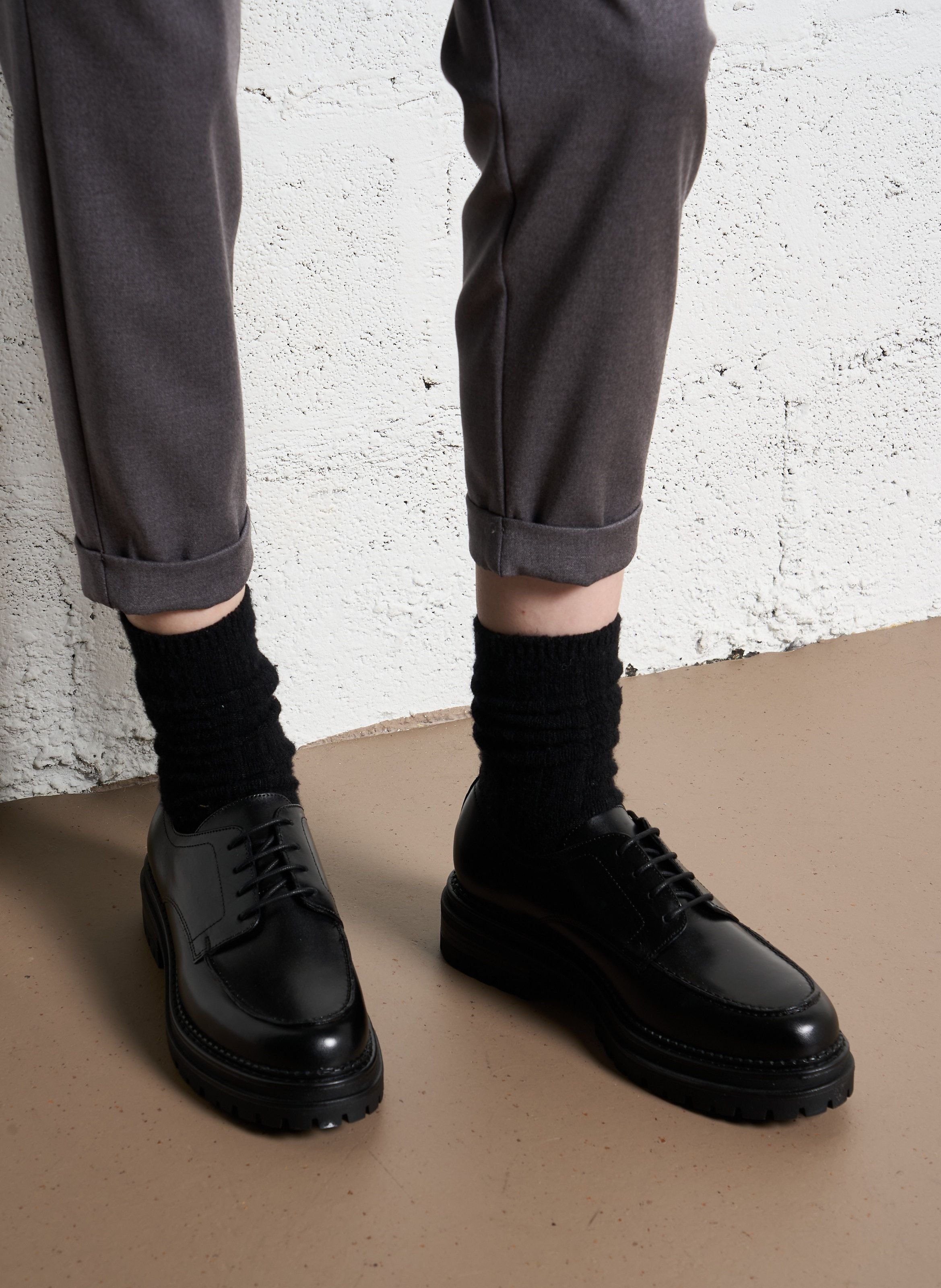 Derbies en cuir adalou JONAK Noir