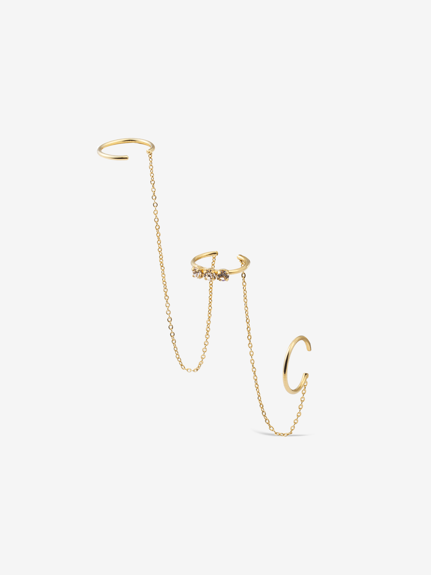 Mono boucle chaine jude APRIL PLEASE Doré
