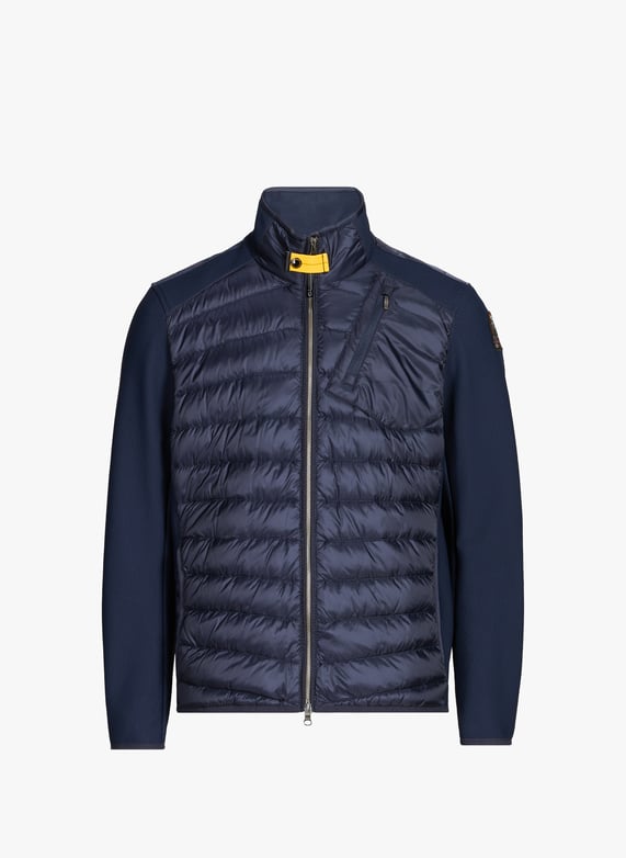 Quilted straight blouse | Blue by PARAJUMPERS Quilted straight blouse Blue