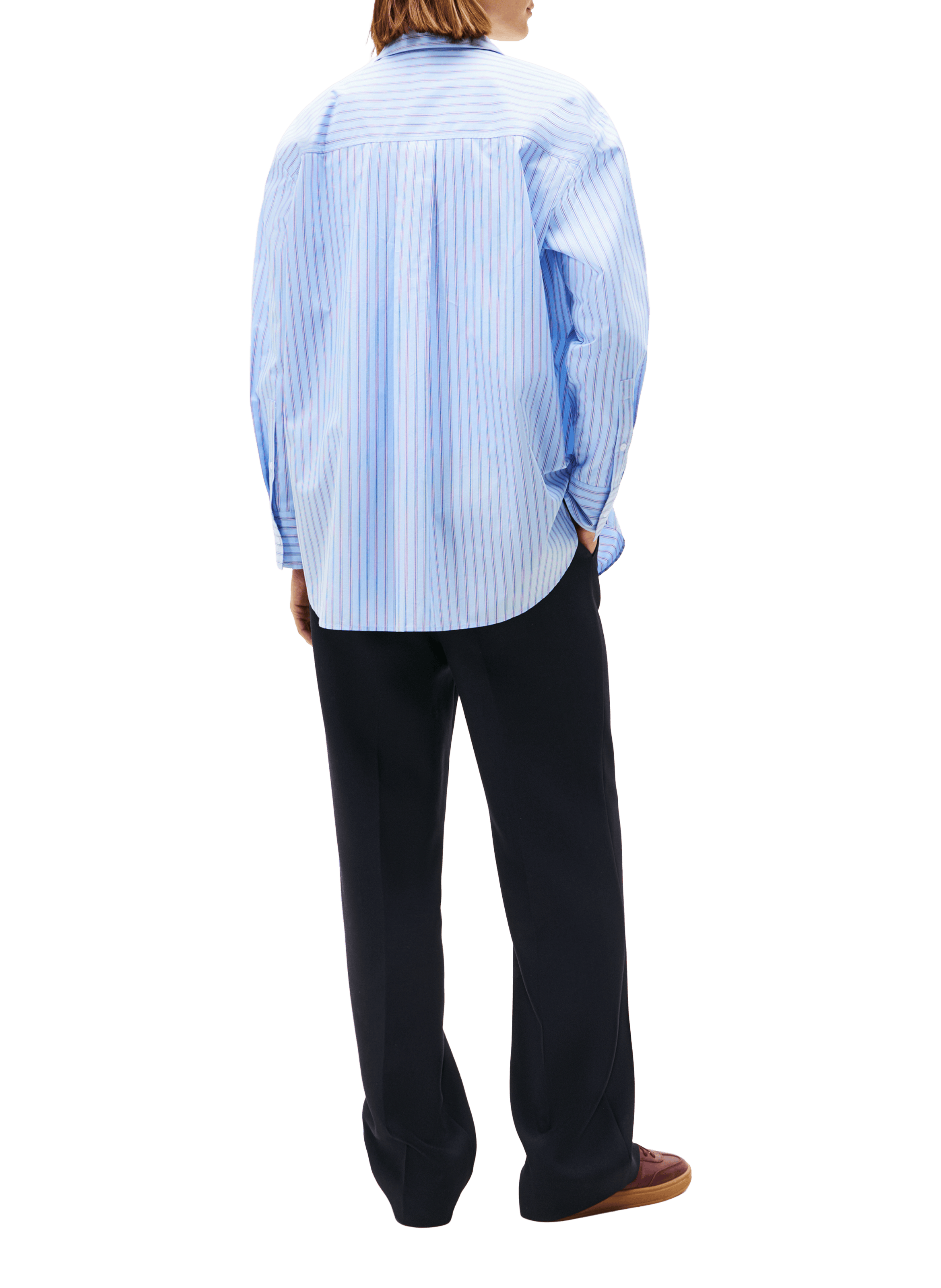 Oversized striped shirt TOMMY HILFIGER Blue