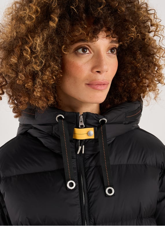 Doudoune Tilly à capuche matelassée | Noir by PARAJUMPERS Doudoune Tilly à capuche matelassée Noir