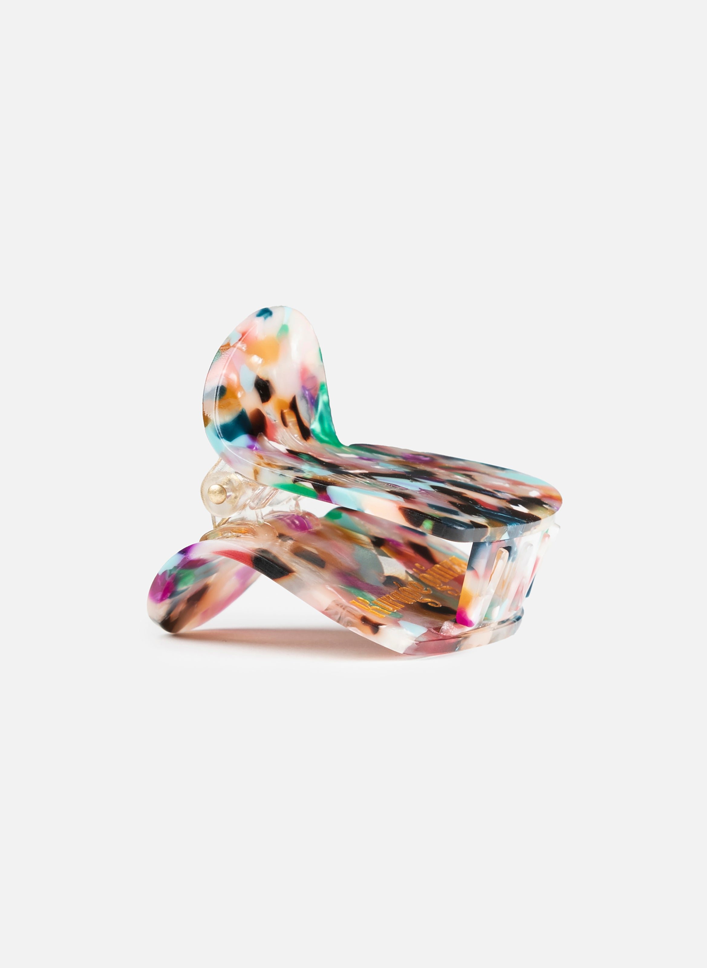 Pince à cheveux lova en acétate de cellulose KURAGE GINZA Multicolore