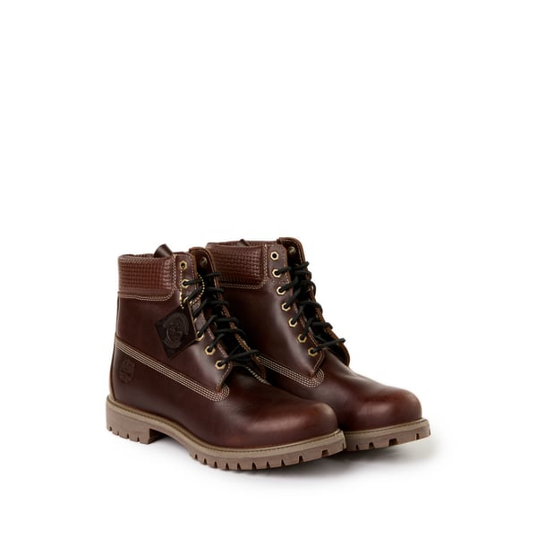 Timberland Men's Classic 6" Work Boot In Brown Full Grain, Men's At Urban Outfitters In Brown