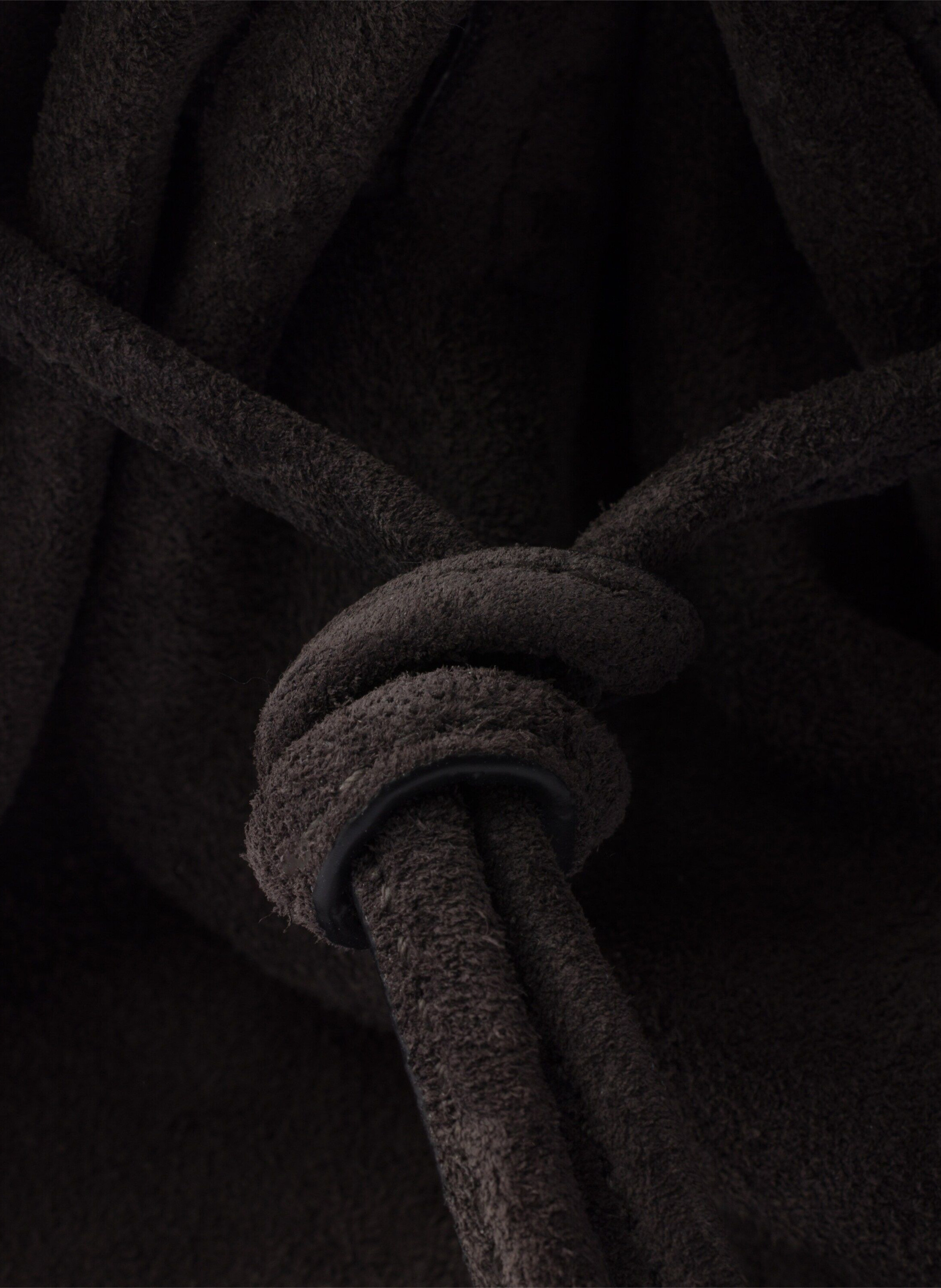 Sac à main prada bonnie en veau velours PRADA Gris