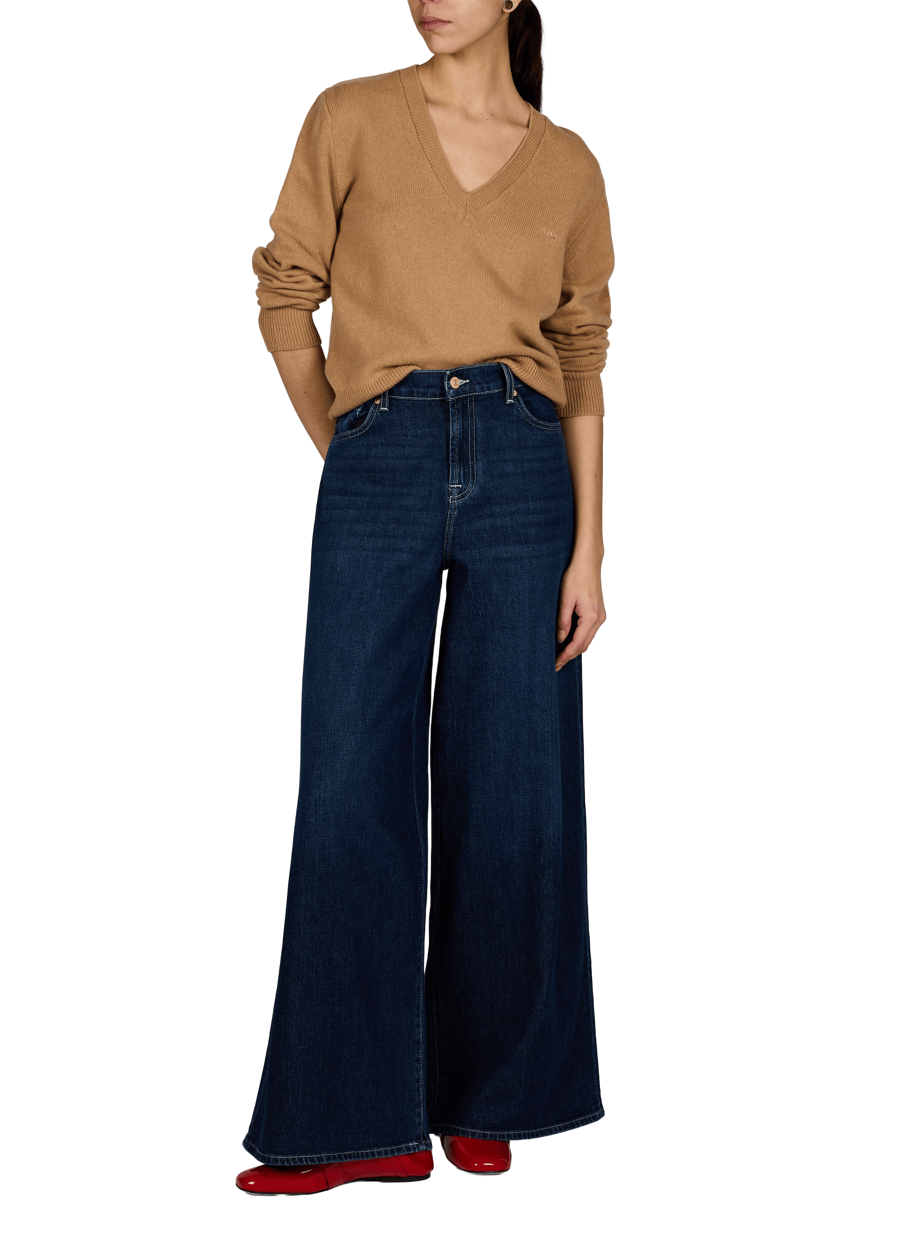 Pull en laine  A.P.C. Beige