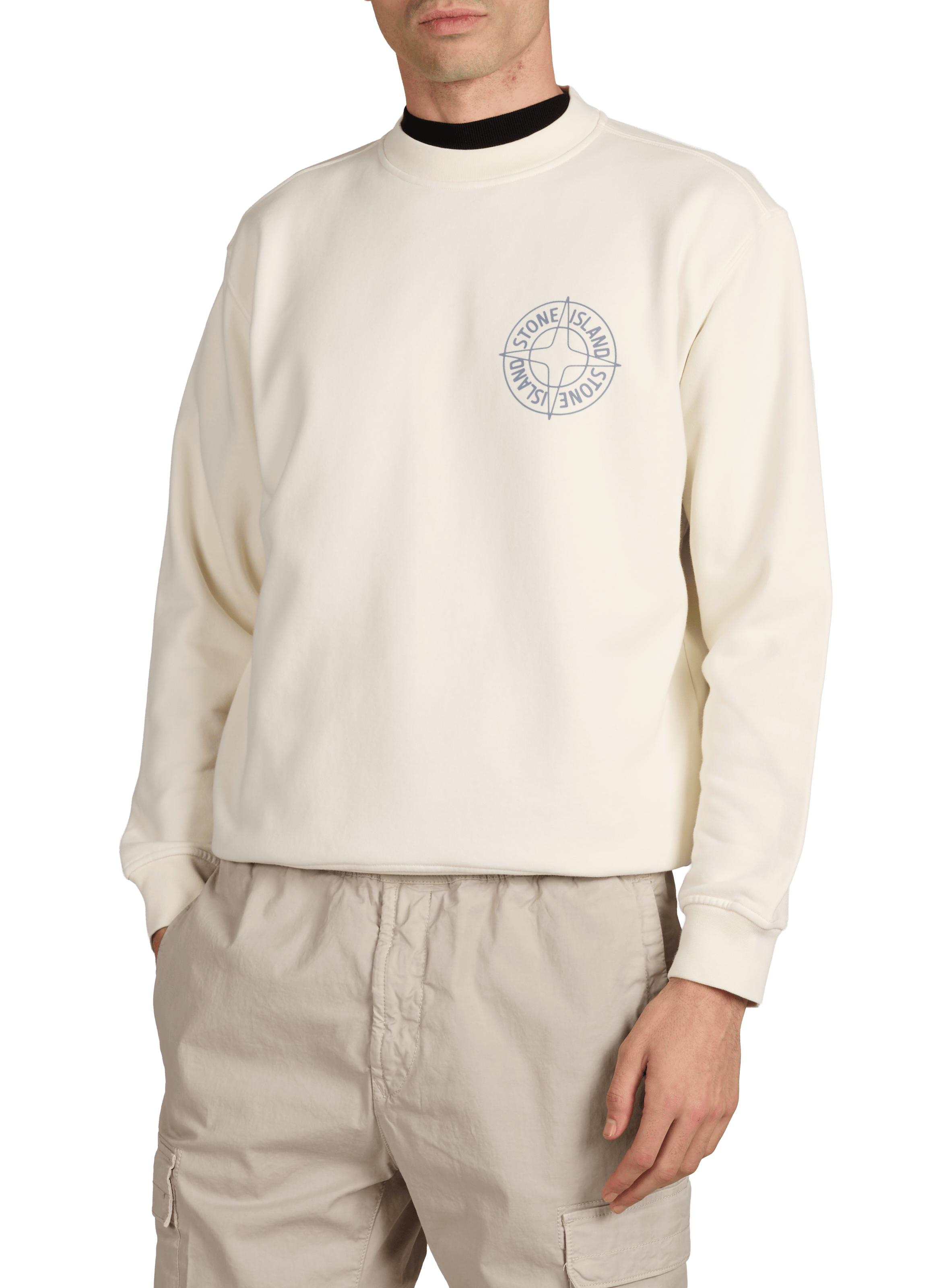 Cotton sweatshirt STONE ISLAND Beige