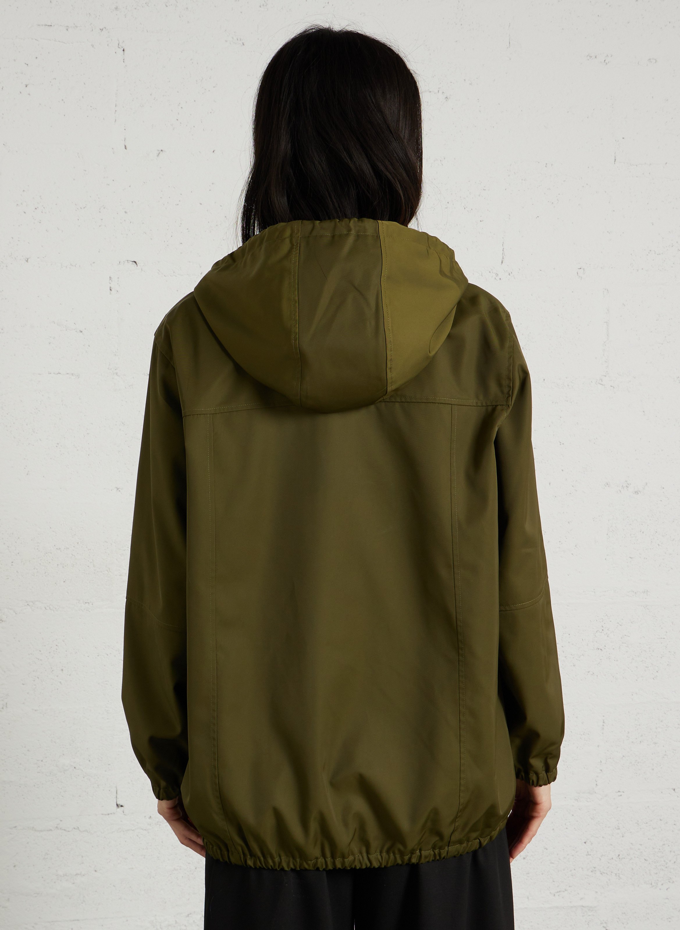 Parka droite col rond à capuche farah MAISON 123 Kaki