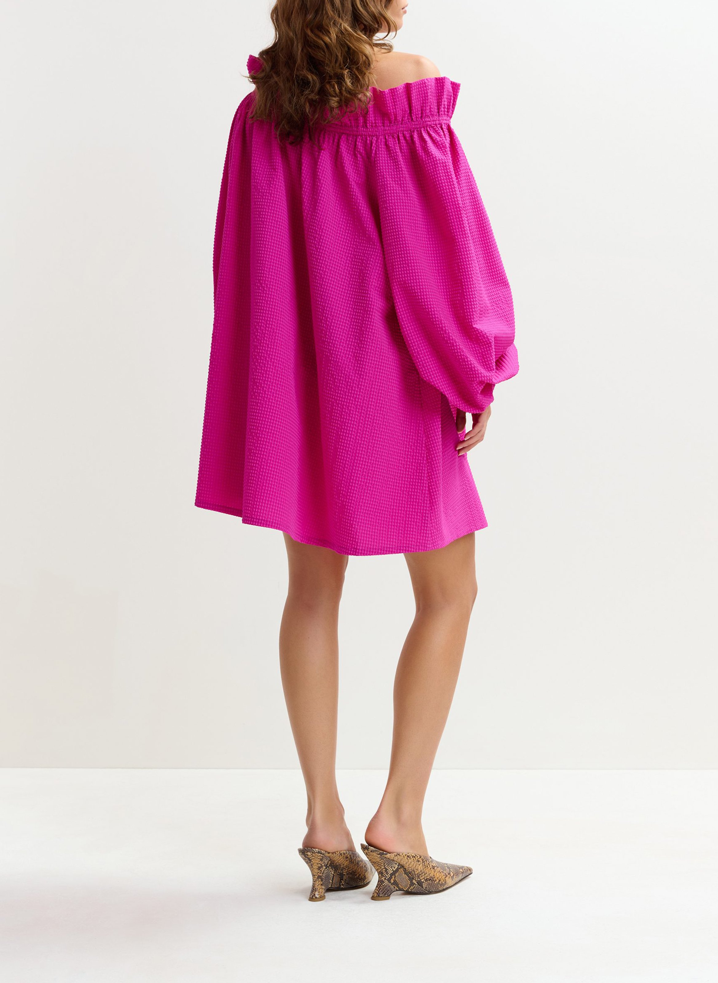 Robe courte bustrier jiskers ESSENTIEL ANTWERP Rose