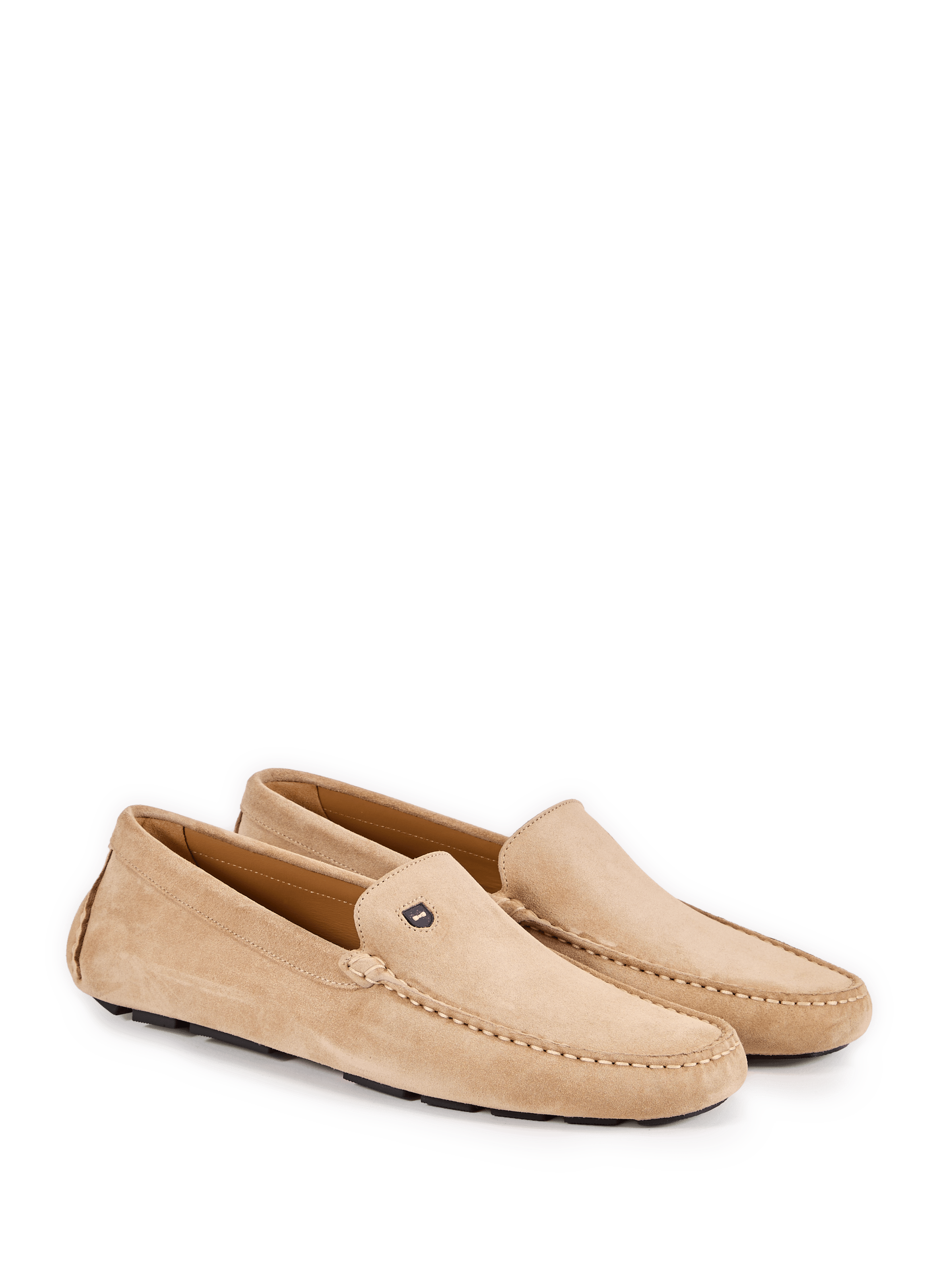 Suede loafers Beige