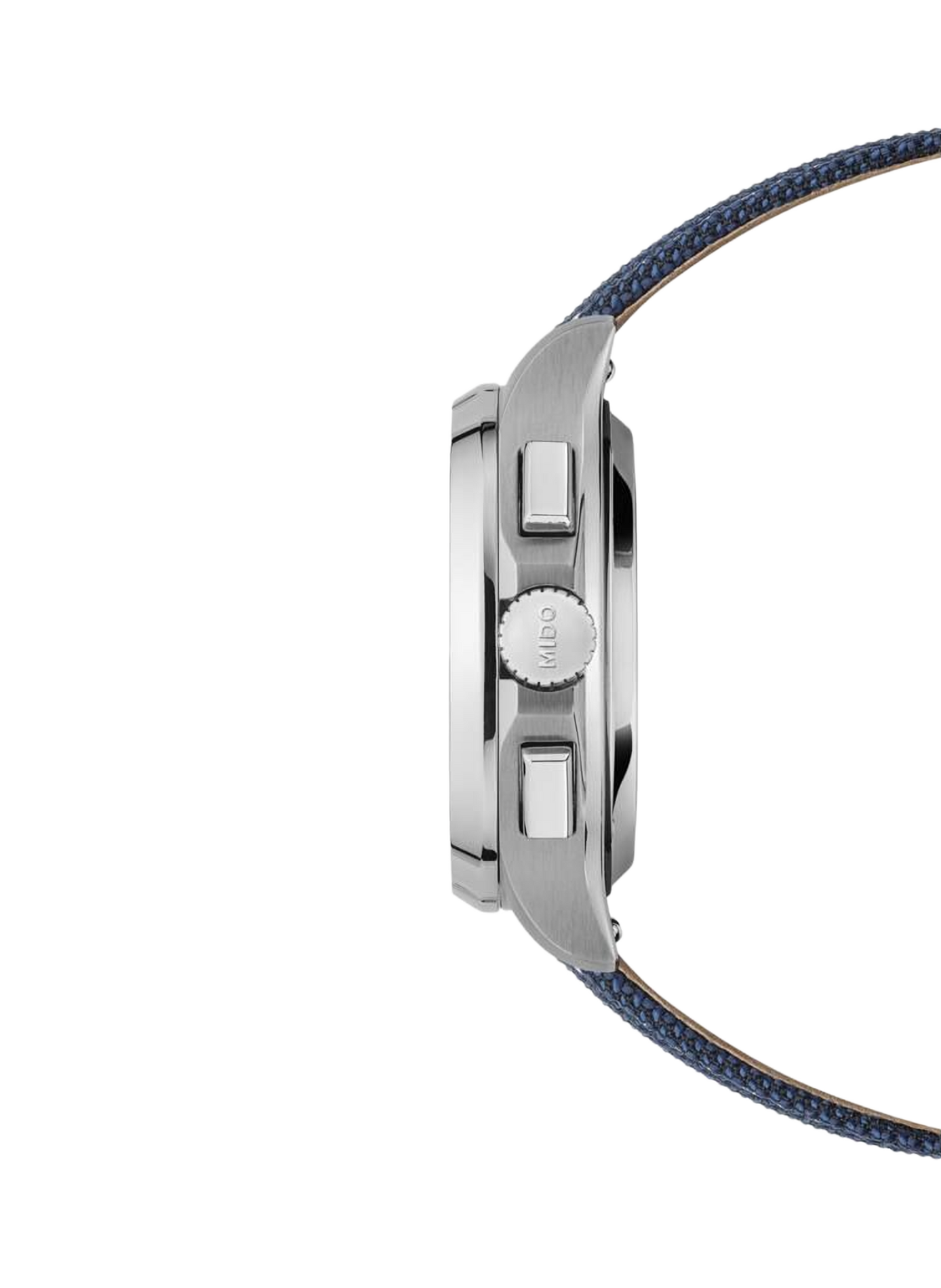 Montre Multifort TV Chronographe en acier inoxydable MIDO Bleu