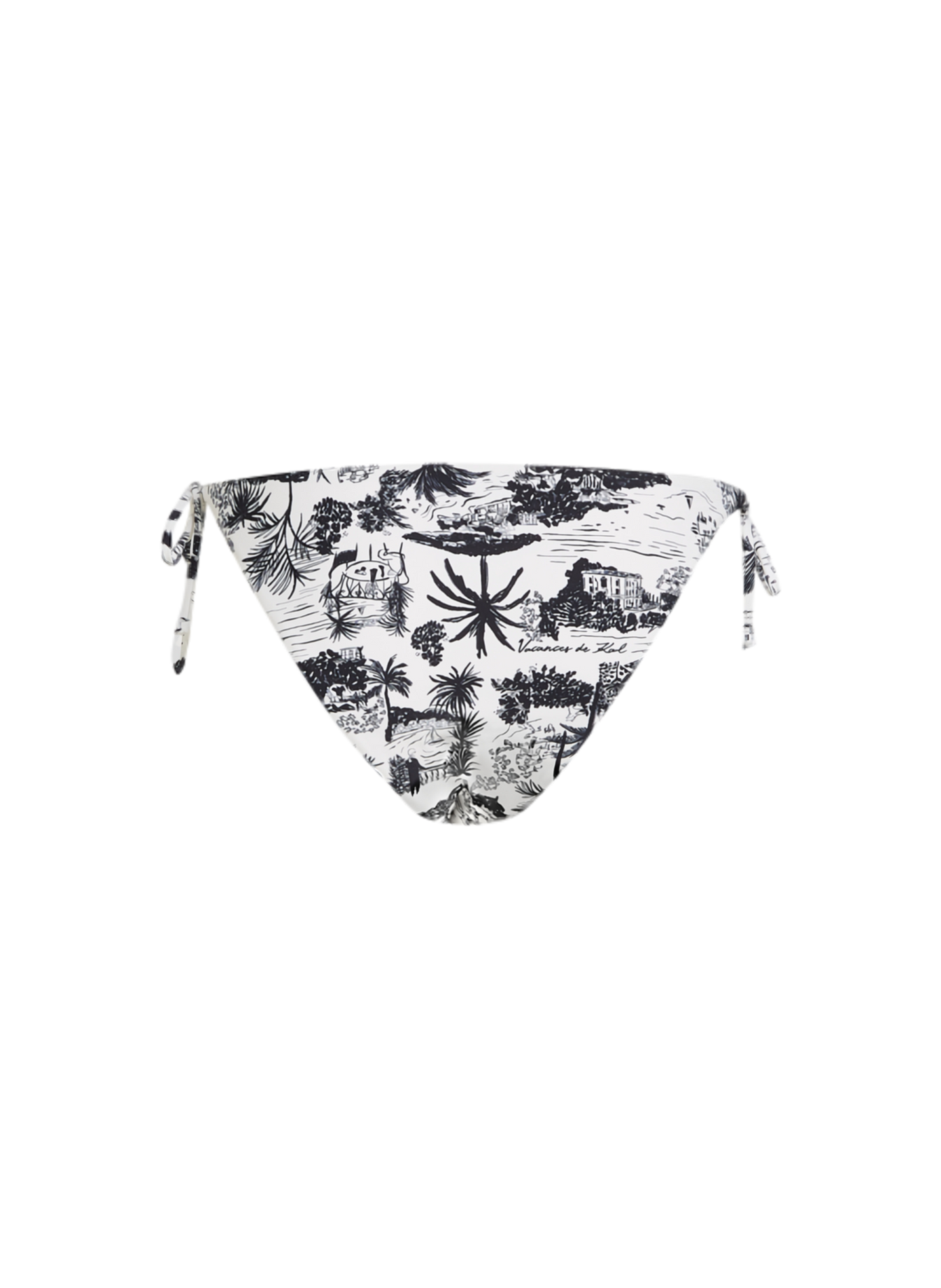 Bas de maillot bikini à nouer KARL LAGERFELD Multicolore