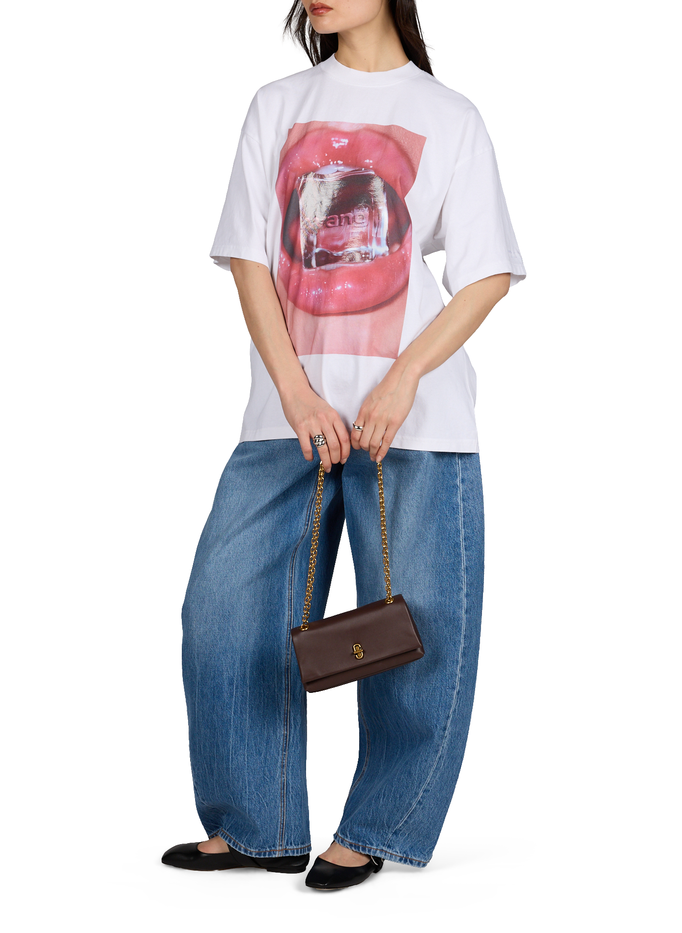 Handbag The Chain Wallet 2 MARC JACOBS Brown