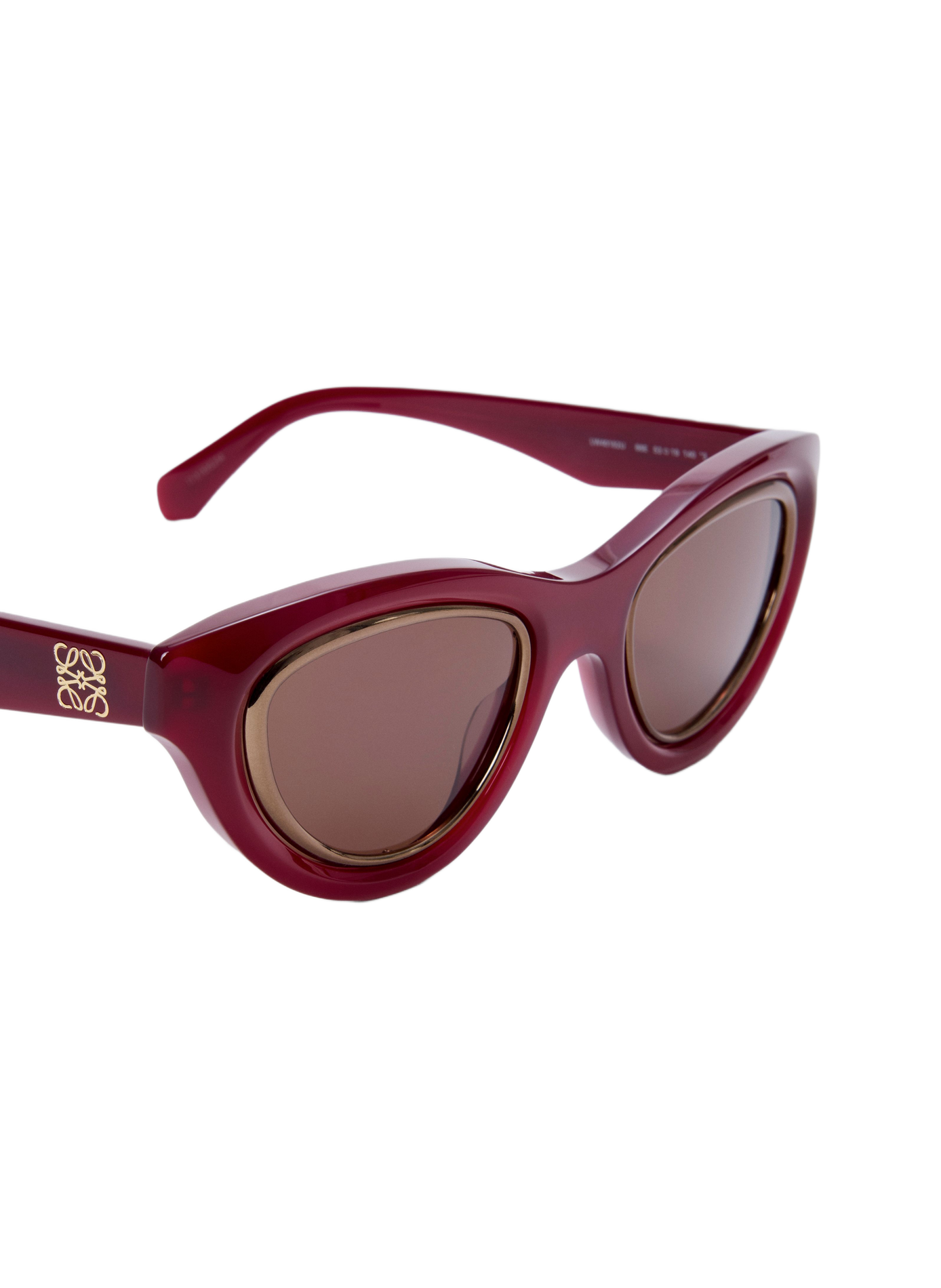 Lunettes de soleil Mini Anagram Cateye LOEWE Rouge