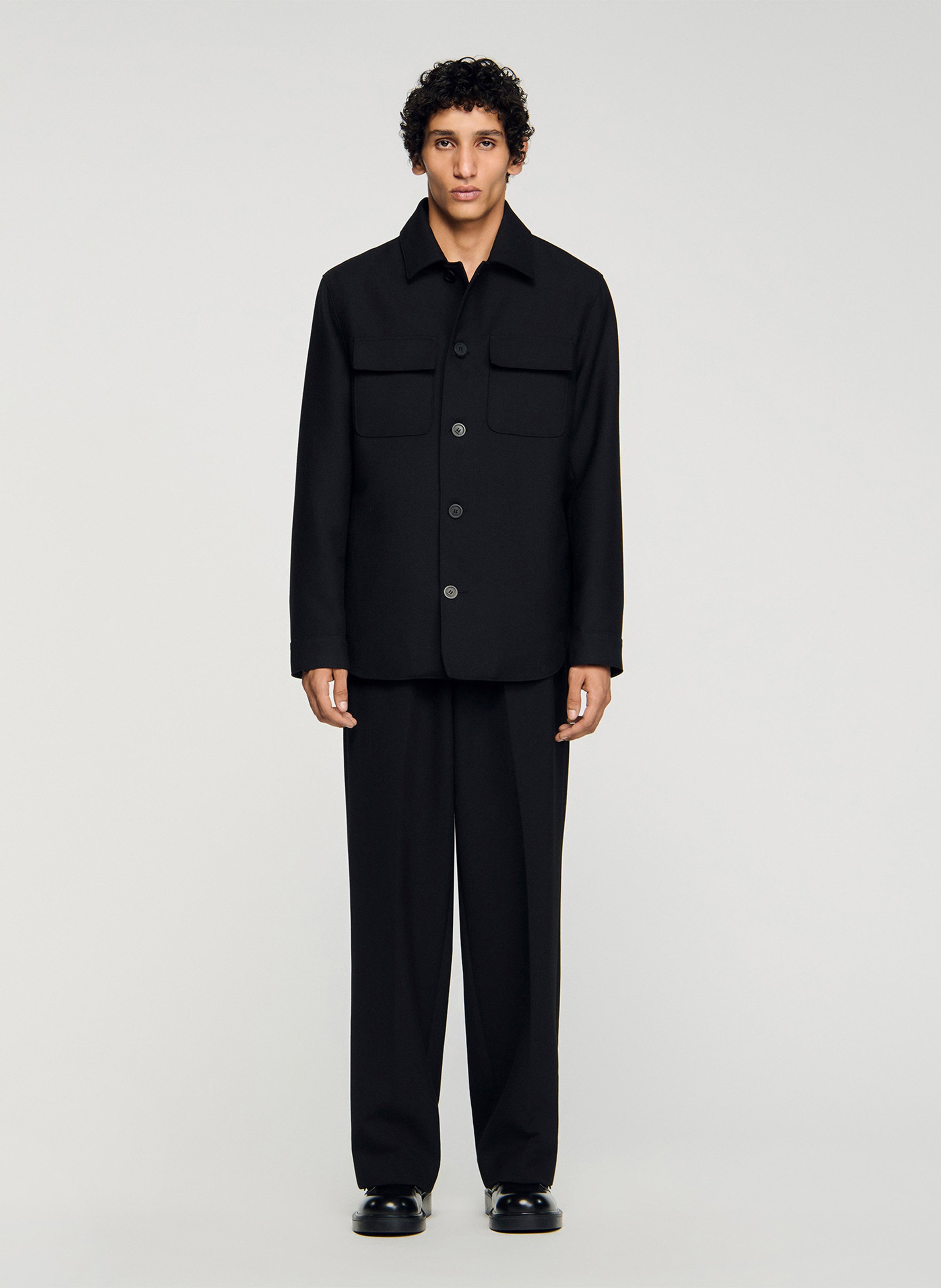 Surchemise col classique SANDRO Noir