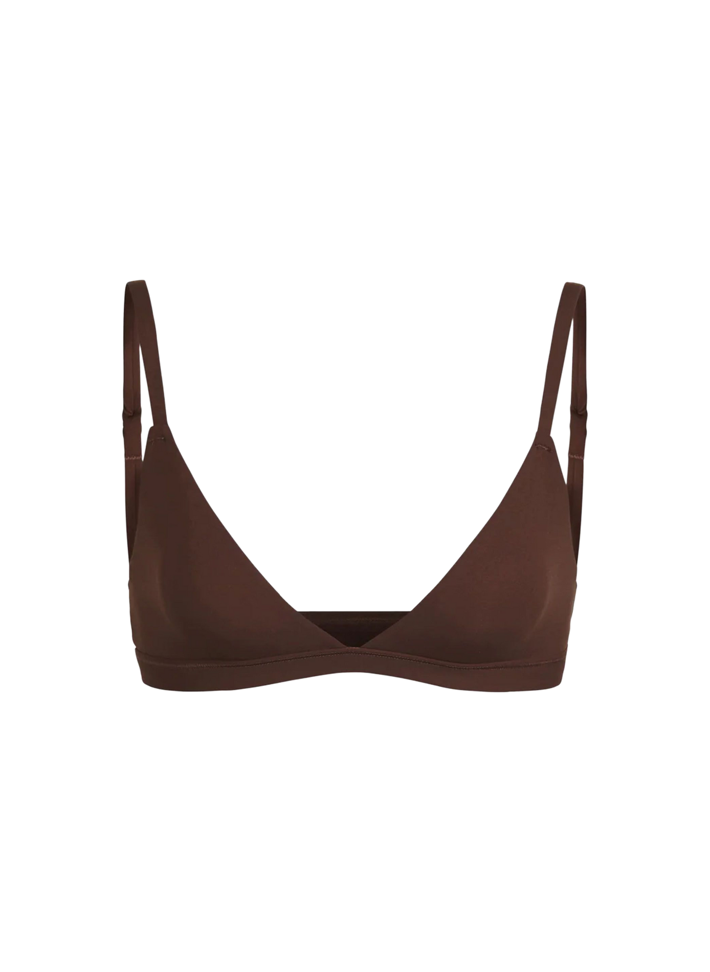 Solid triangle bralette SKIMS Brown