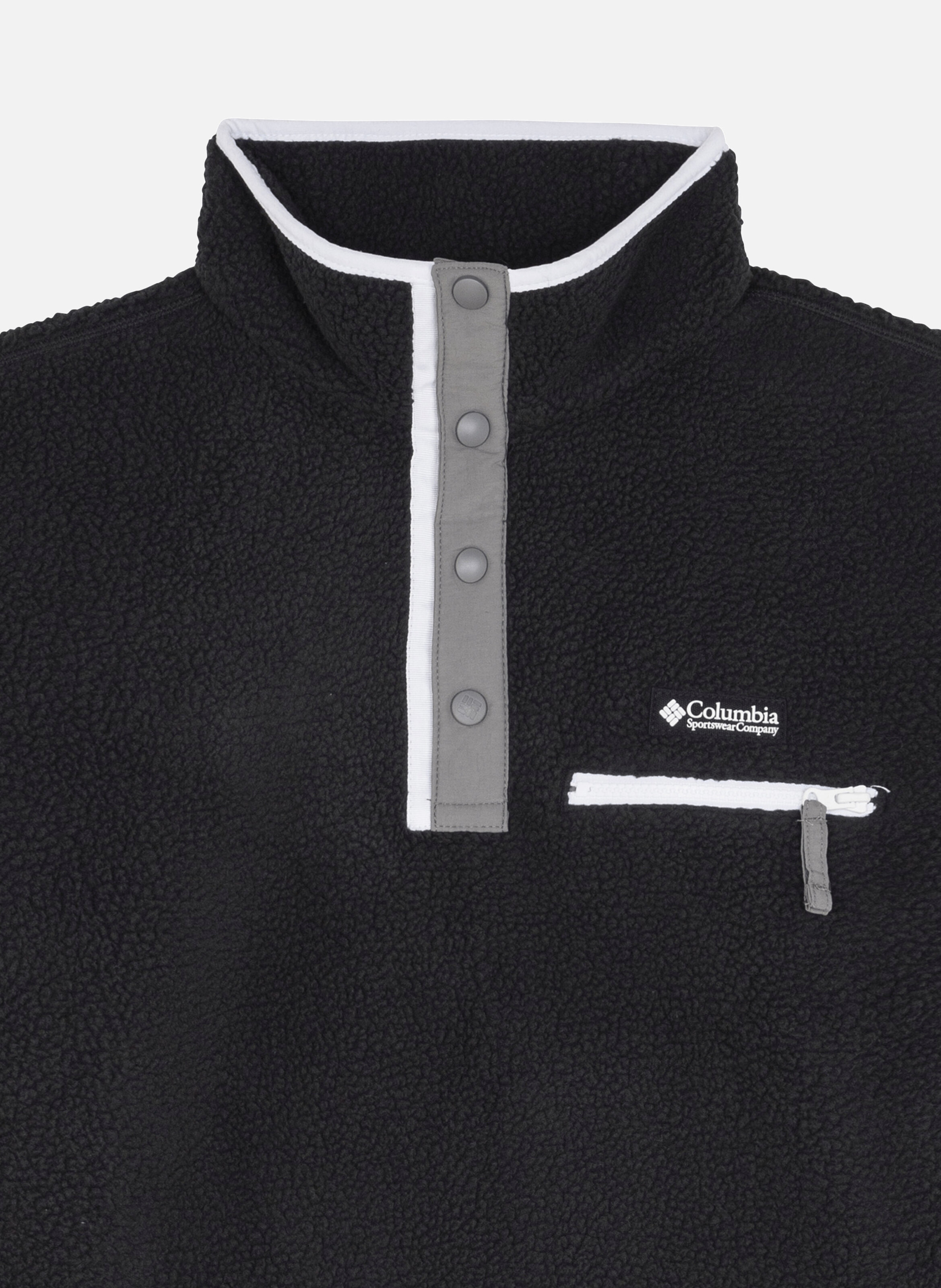 Polaire helvetia ii cropped half COLUMBIA Noir