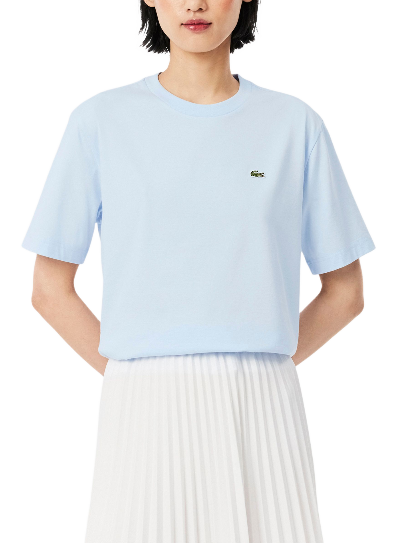 T-shirt en coton LACOSTE Bleu