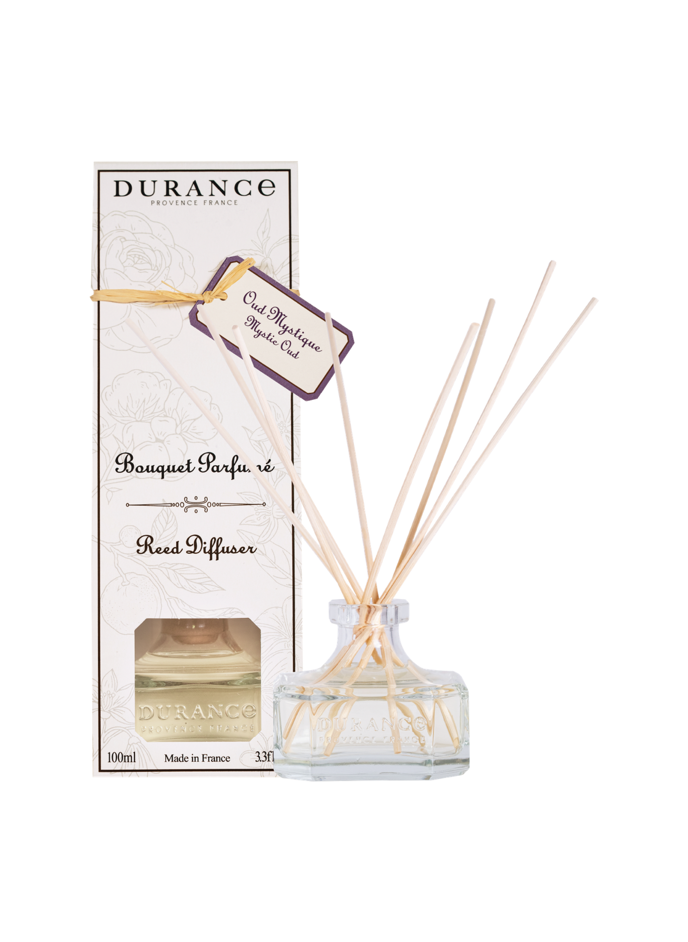 Diffuseur de parfum Oud mystique 100ml DURANCE Rouge