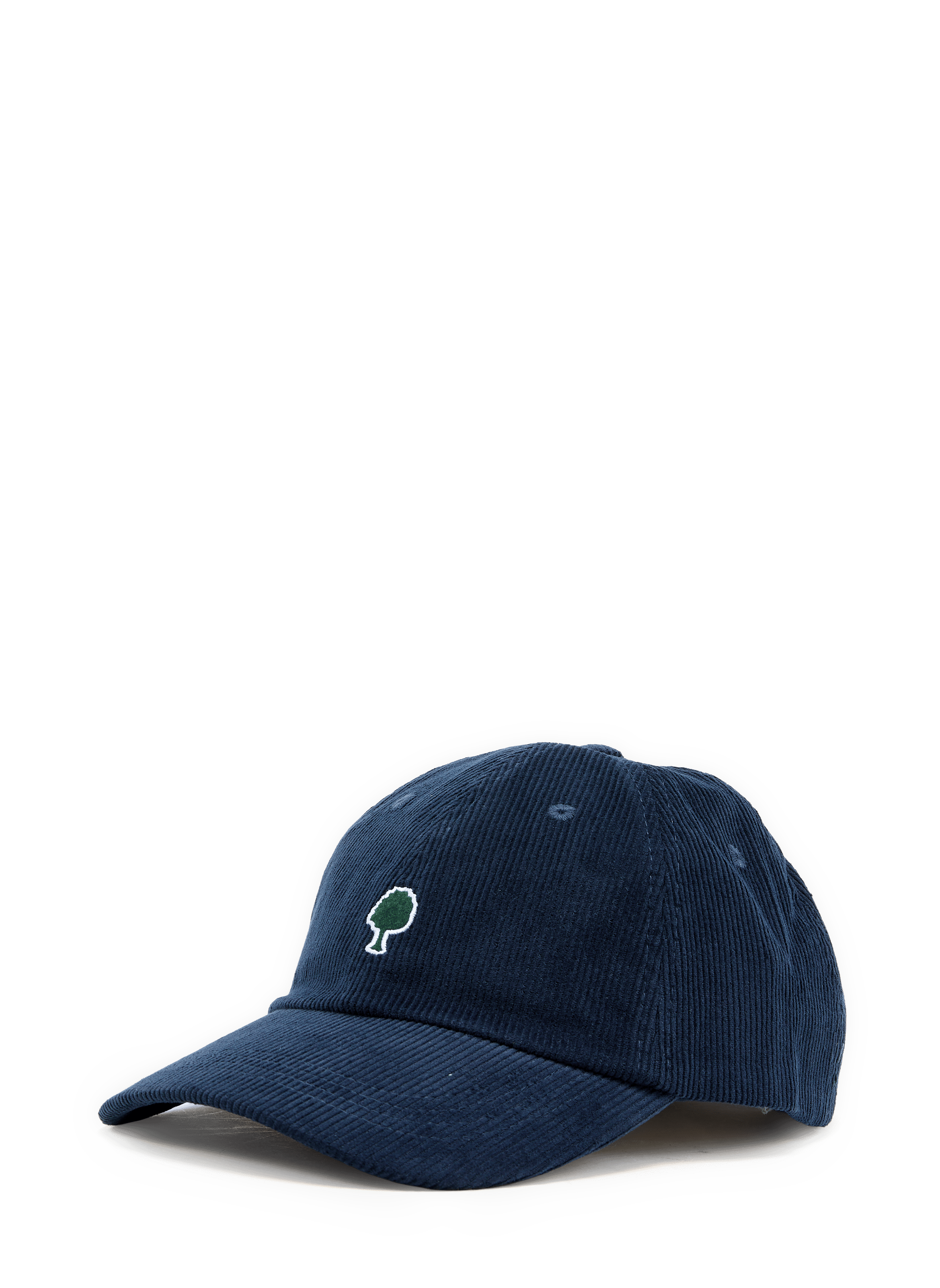 Casquette à logo en velours côtelé de coton FAGUO Bleu
