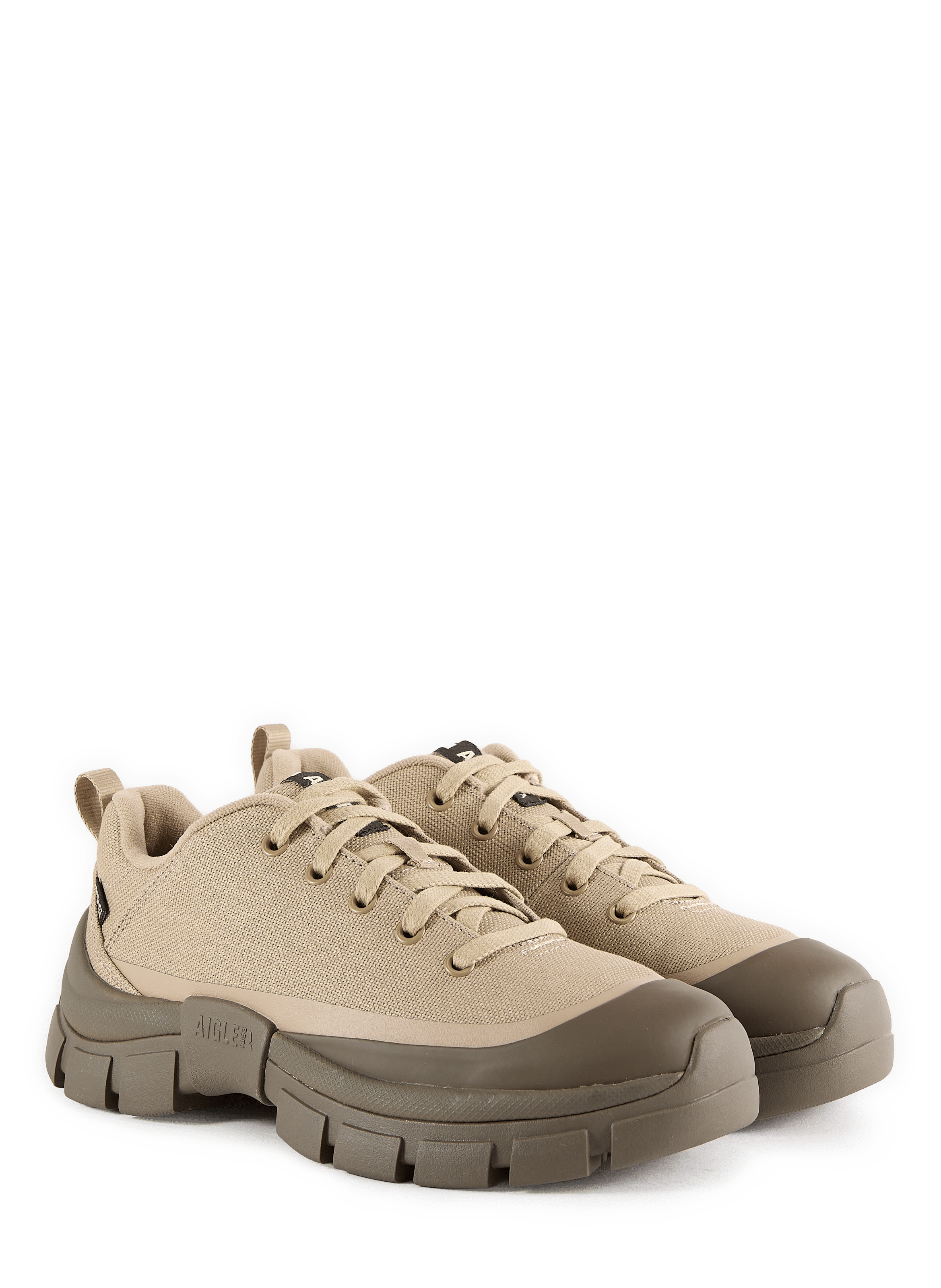 Low-cut Tenere Icon cotton sneakers AIGLE Beige