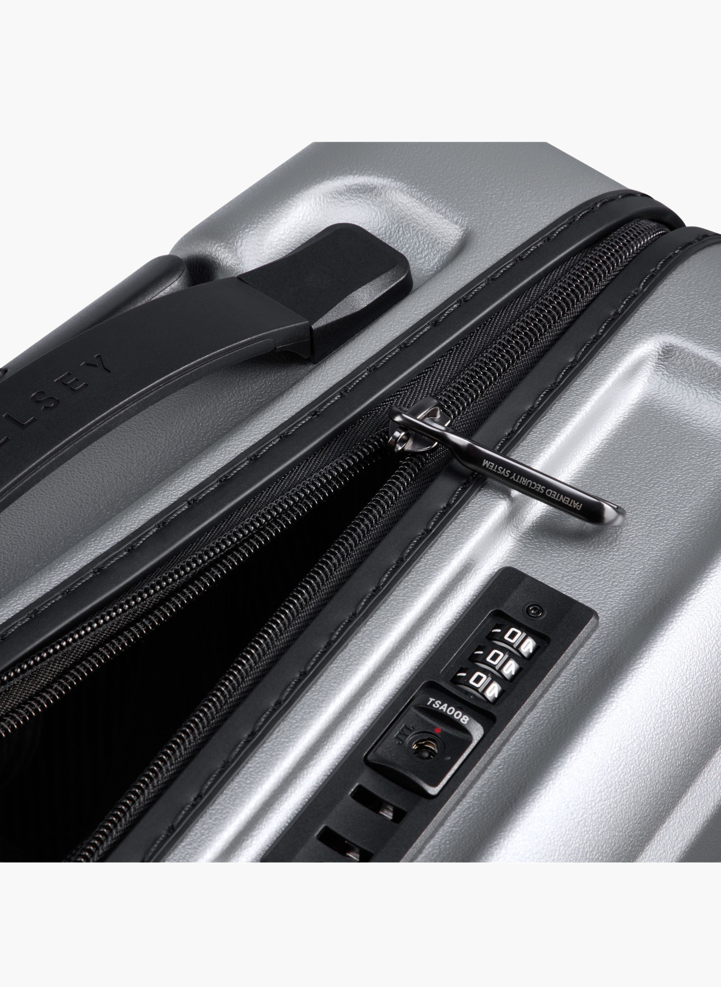 Valise cabine rigide taille s - turenne 2.0 DELSEY PARIS Argent