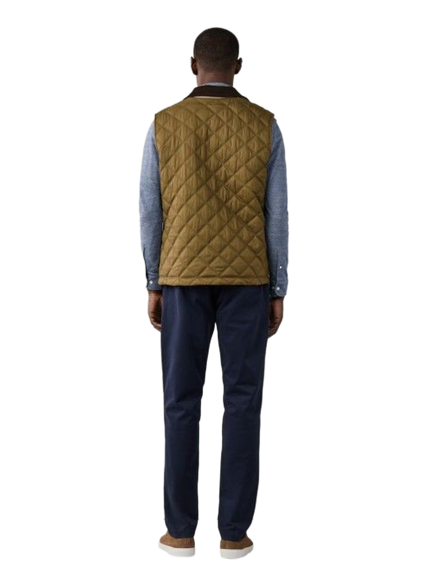Giacca dritta imbottita con zip FACONNABLE Kaki