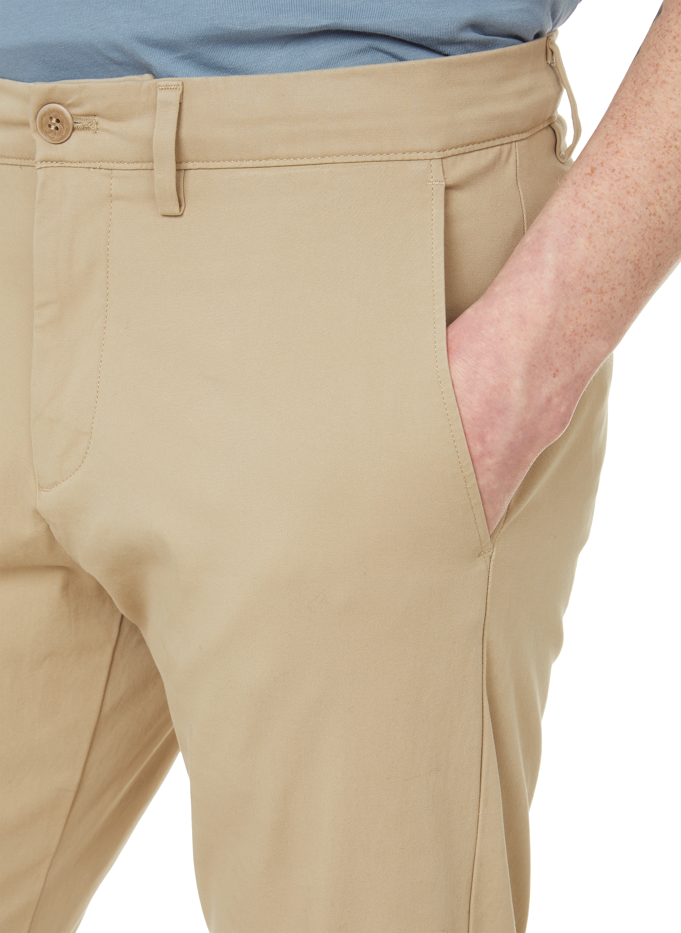 Slim-fit cotton chinos DOCKERS Beige