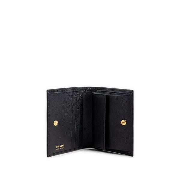 Petit portefeuille en cuir Saffiano