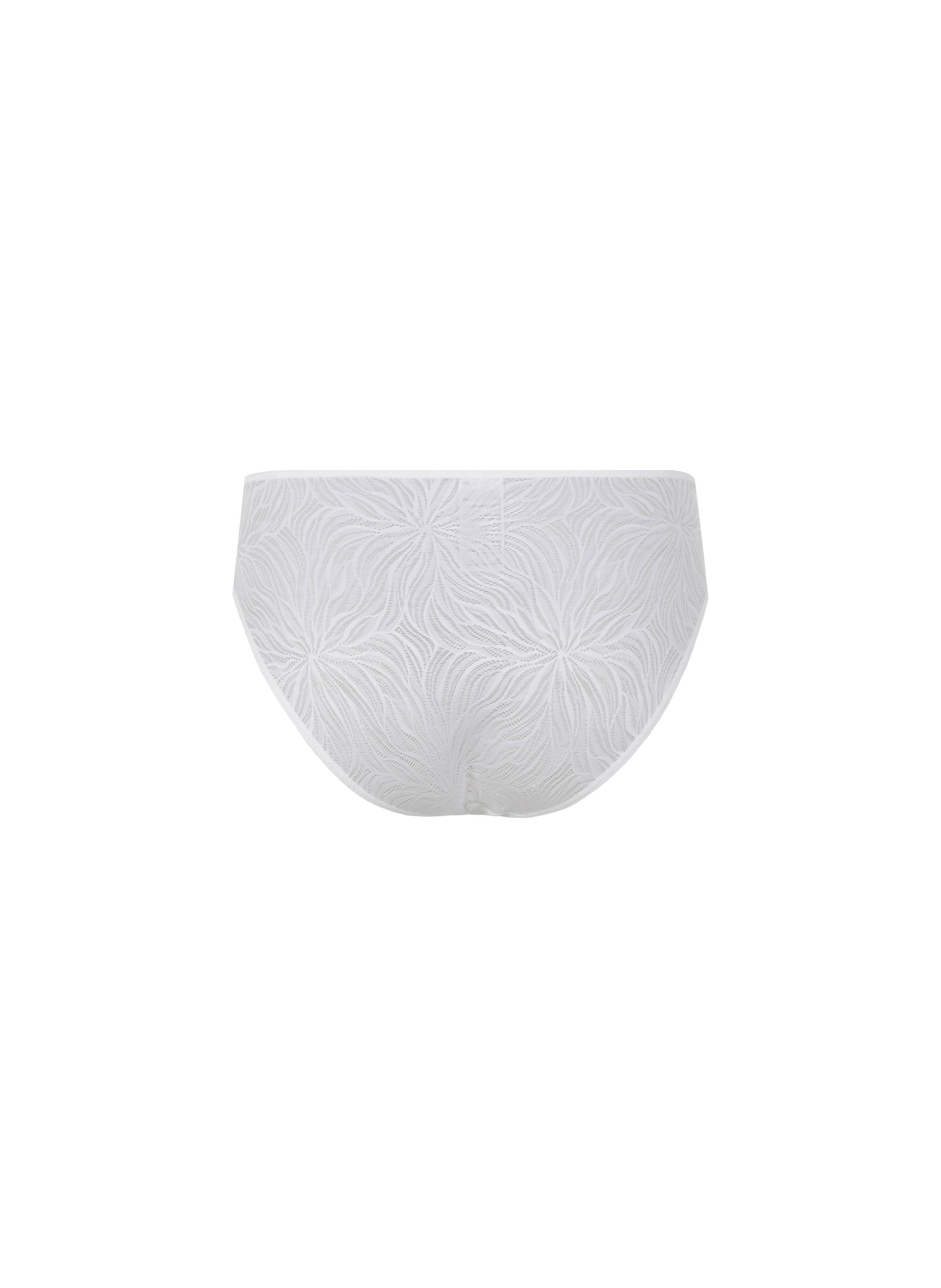 Recycled polyamide-blend lace briefs CALVIN KLEIN White