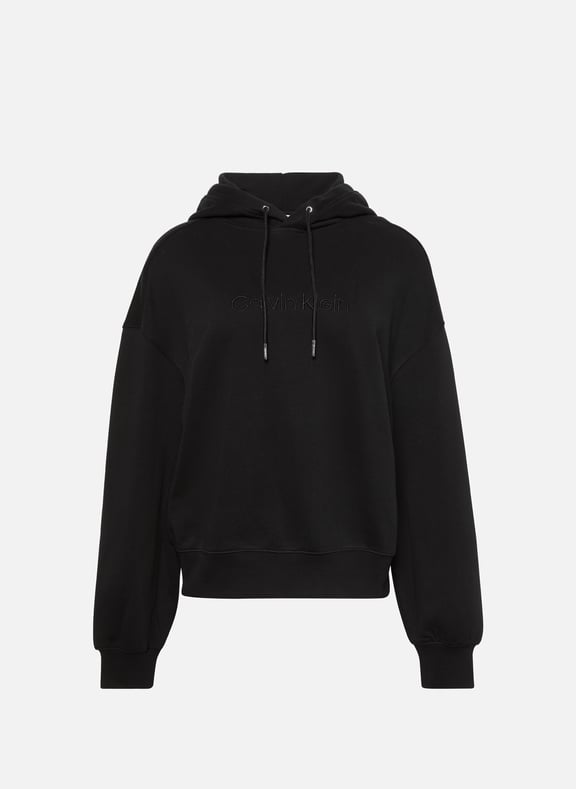 Hoodie en coton Noir by CALVIN KLEIN CALVIN KLEIN Hoodie en coton Noir