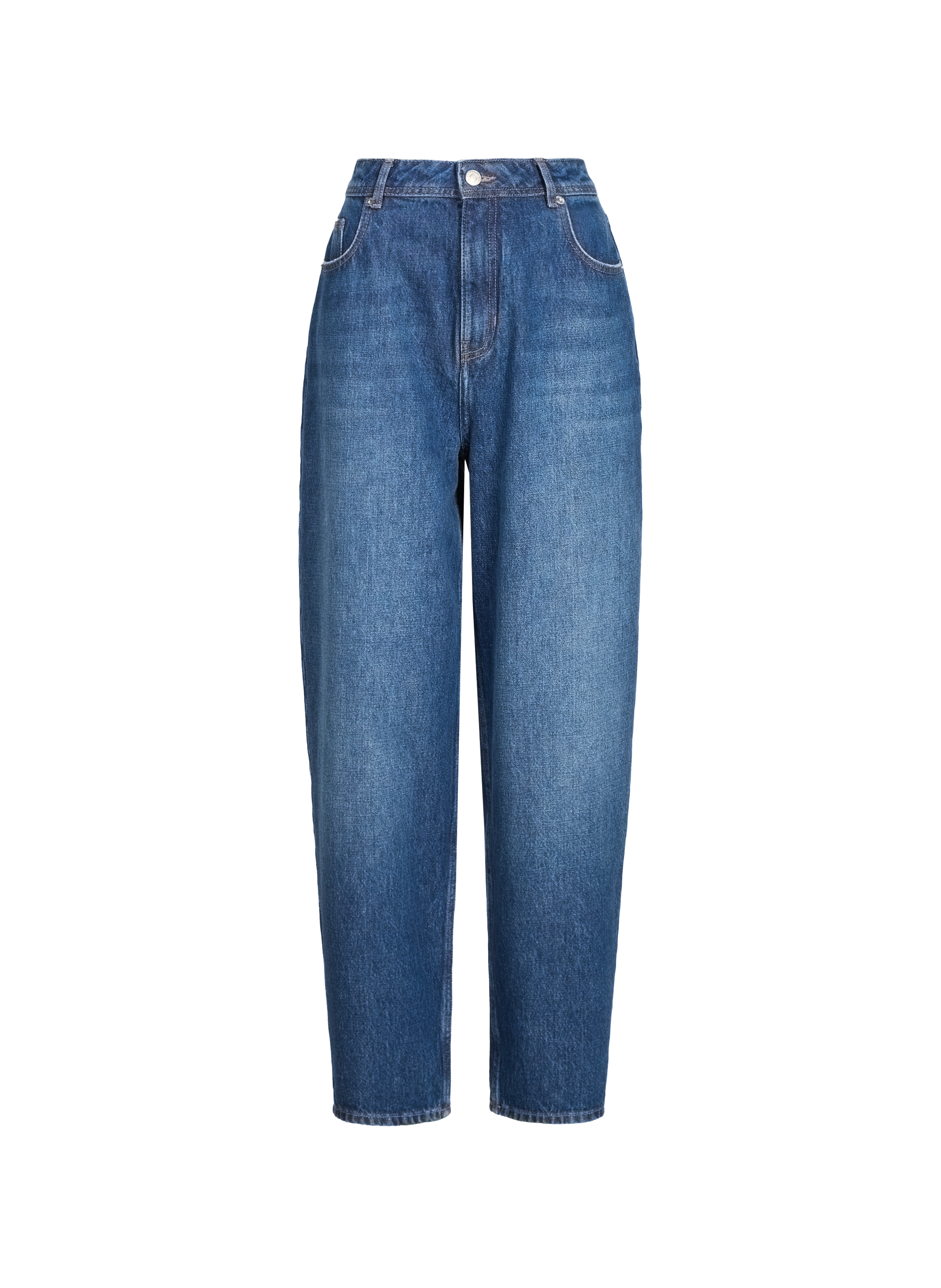 Jean mom Wotier en coton SAISON 1865 Bleu