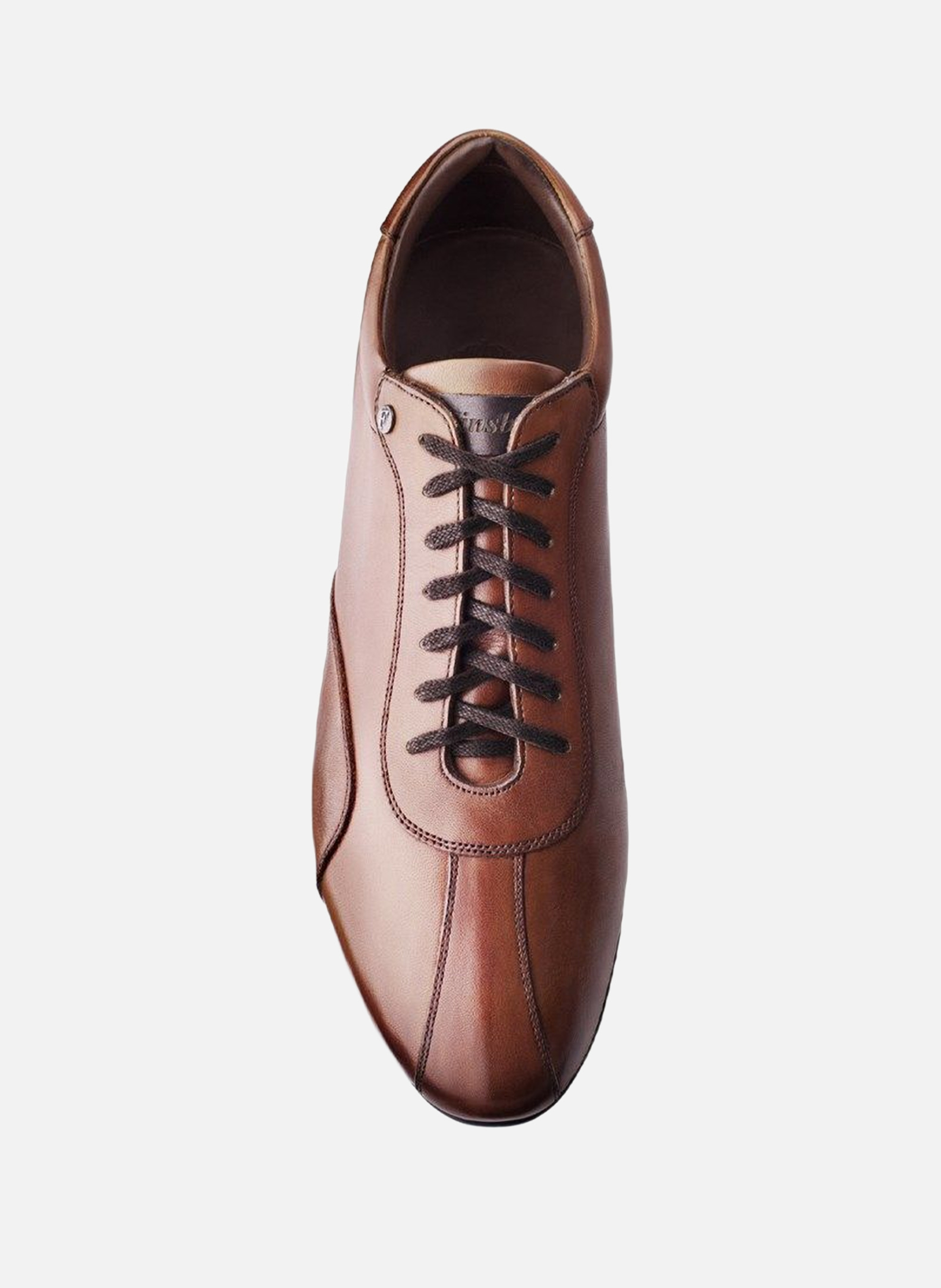 Sneakers cuir copan FINSBURY Marron