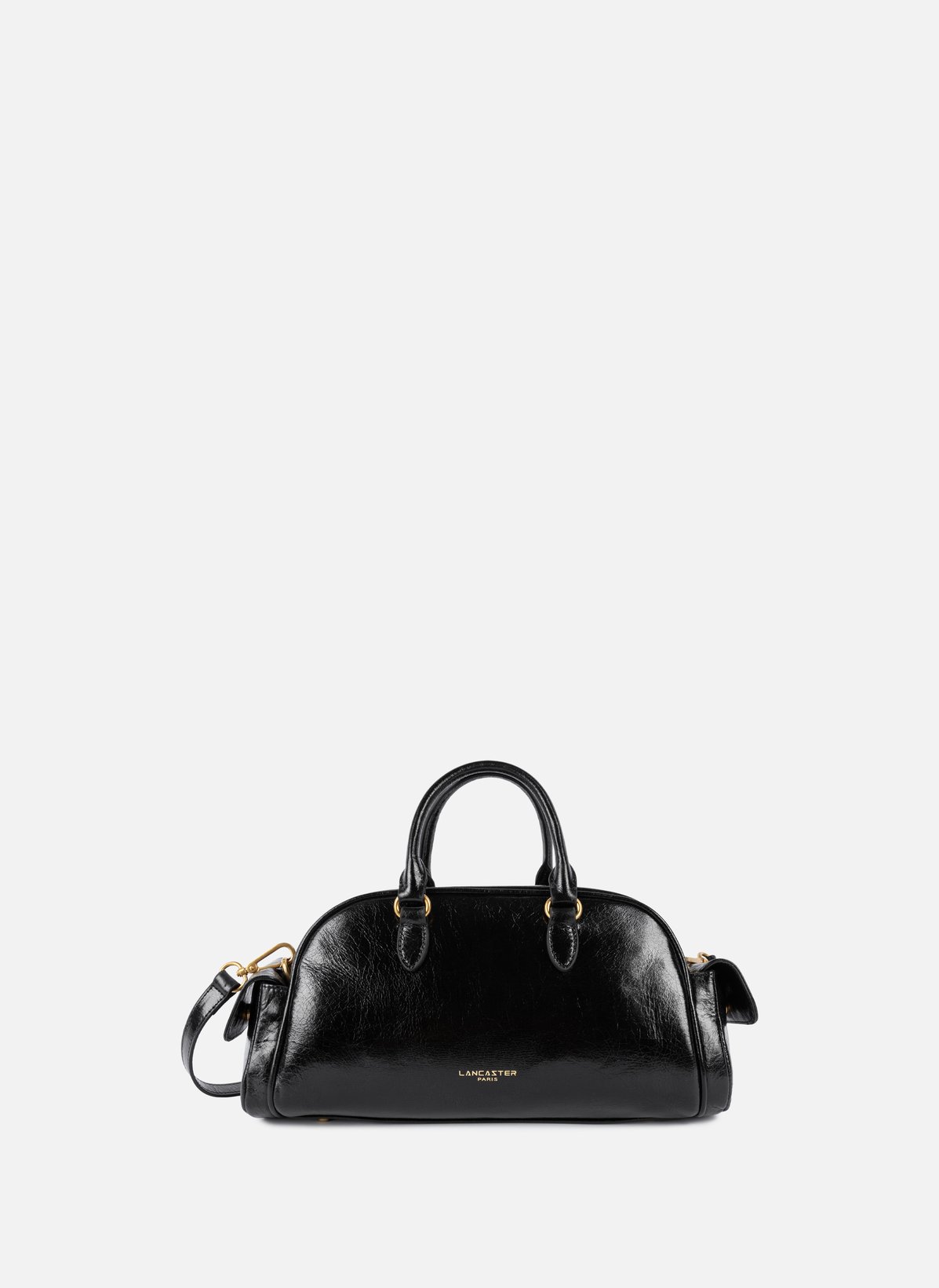 Sac à Main Bowling Nano Lancaster – Cuir De Vachette – Format Mini 12 X 7,5 X 5,5 Cm – Porté Main, Épaule Ou Croisé