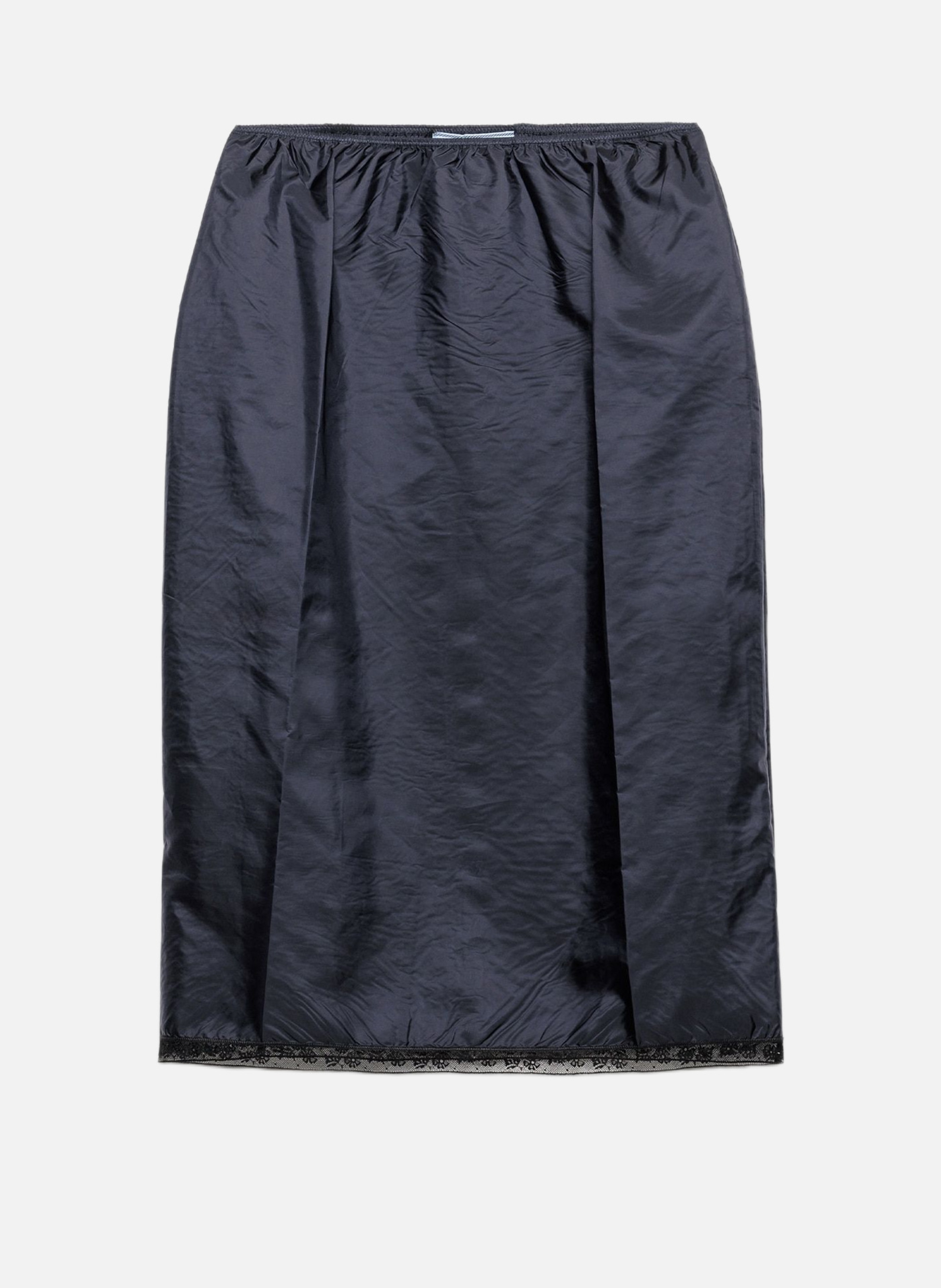 Jupe crayon en re-nylon léger PRADA Bleu