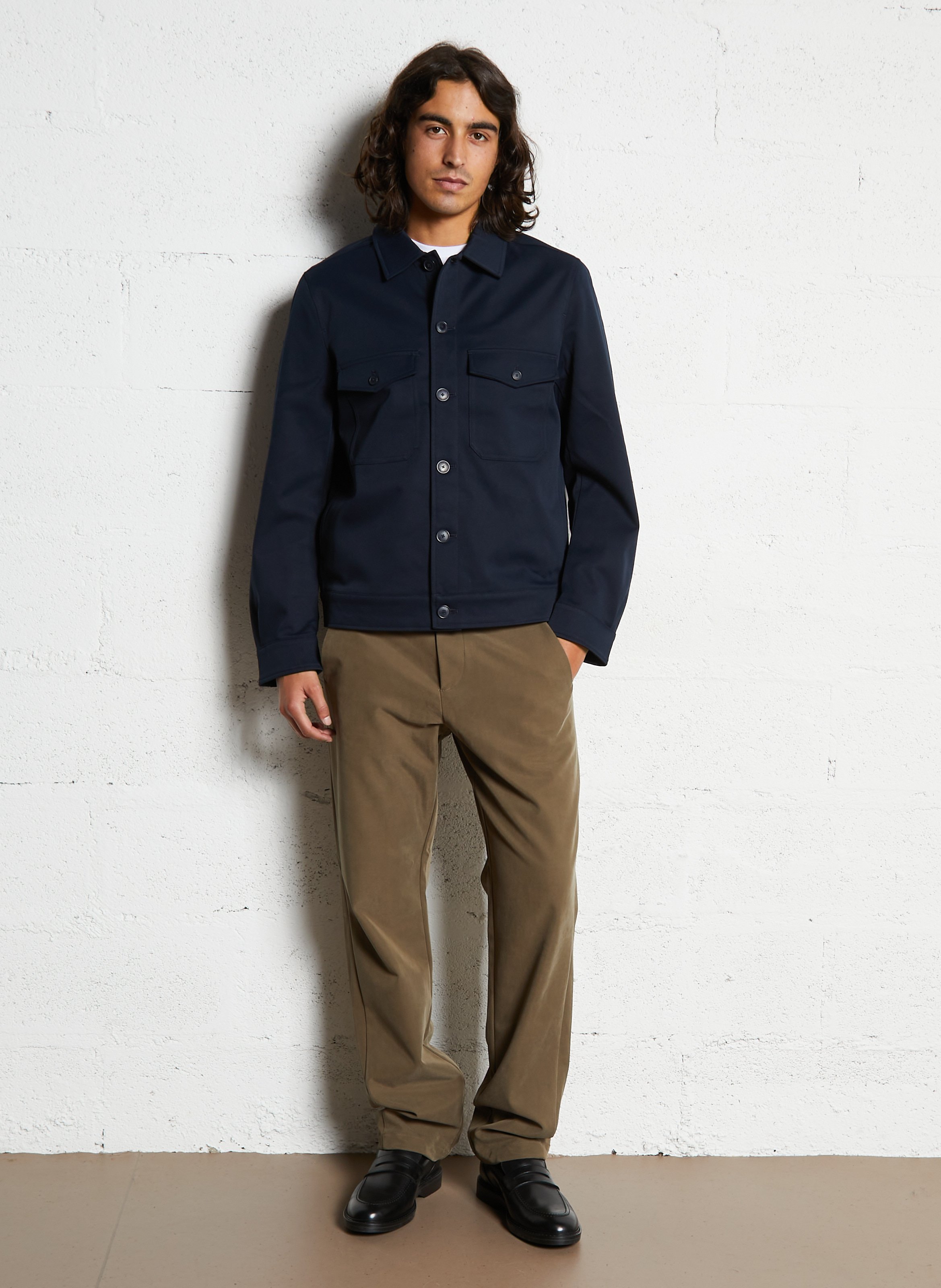 Blouson droit col classique IKKS Bleu