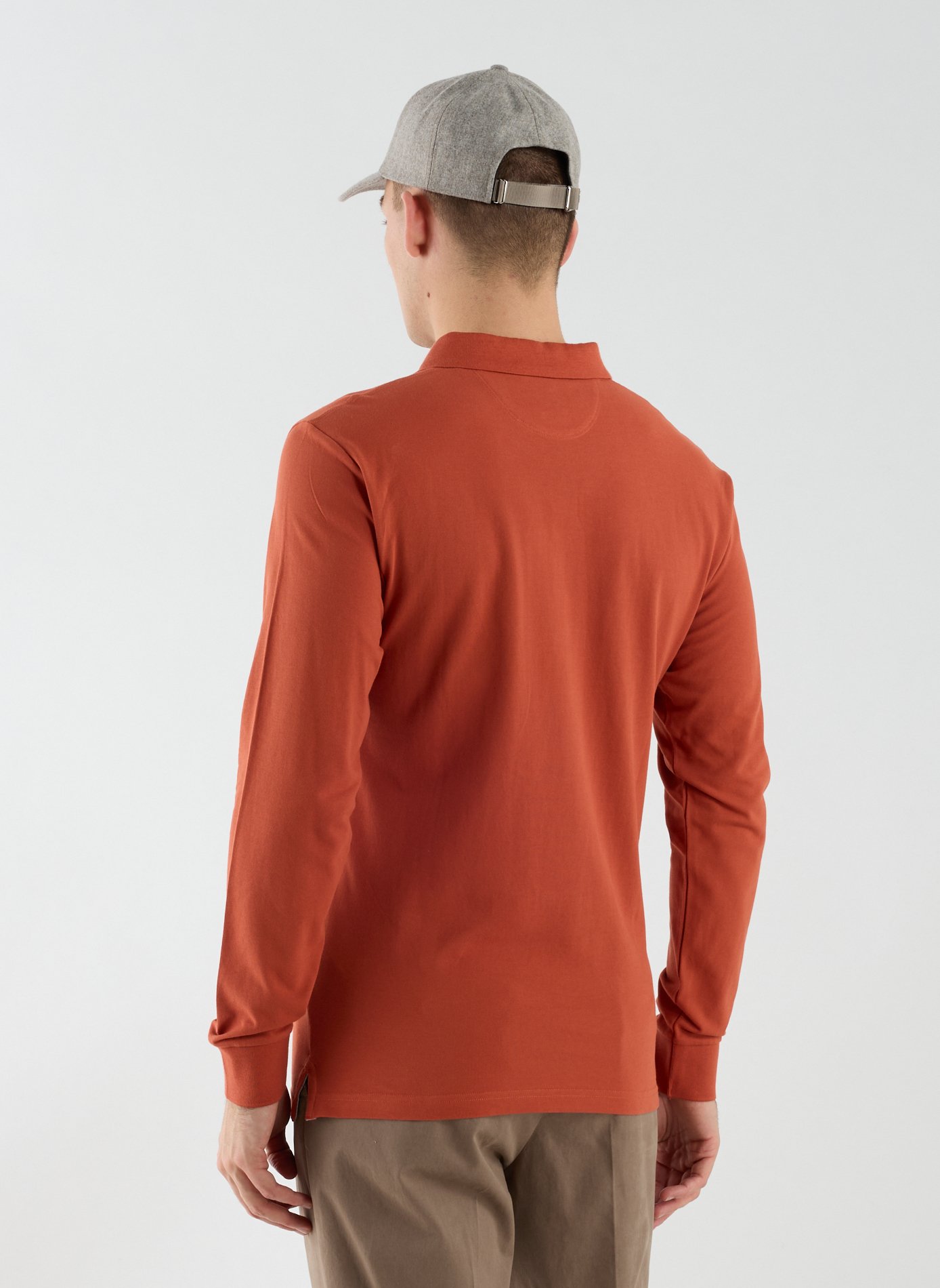 Long sleeve polo shirt HACKETT Beige