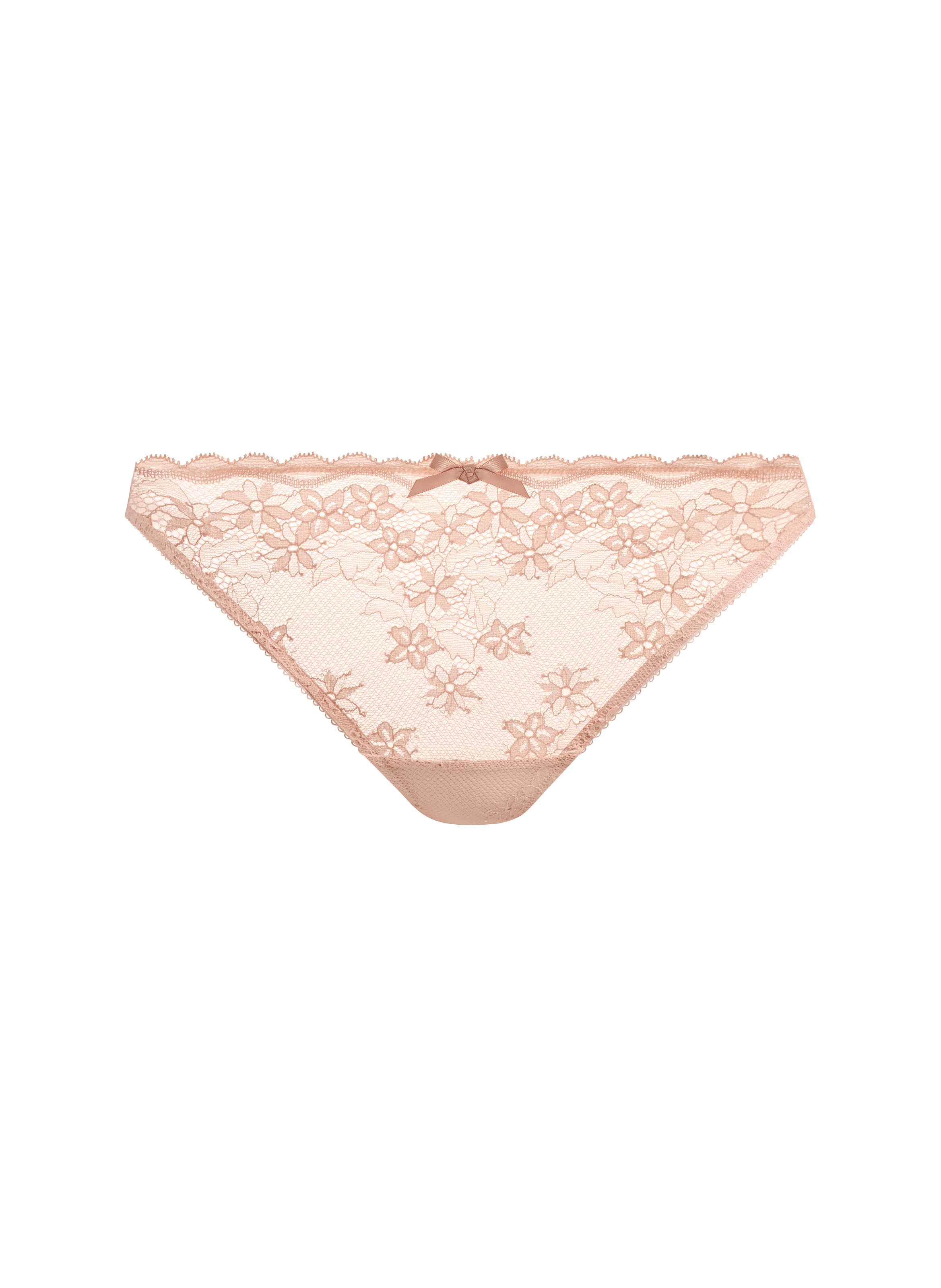 Culotte brésilienne Quinn en dentelle FREYA Beige