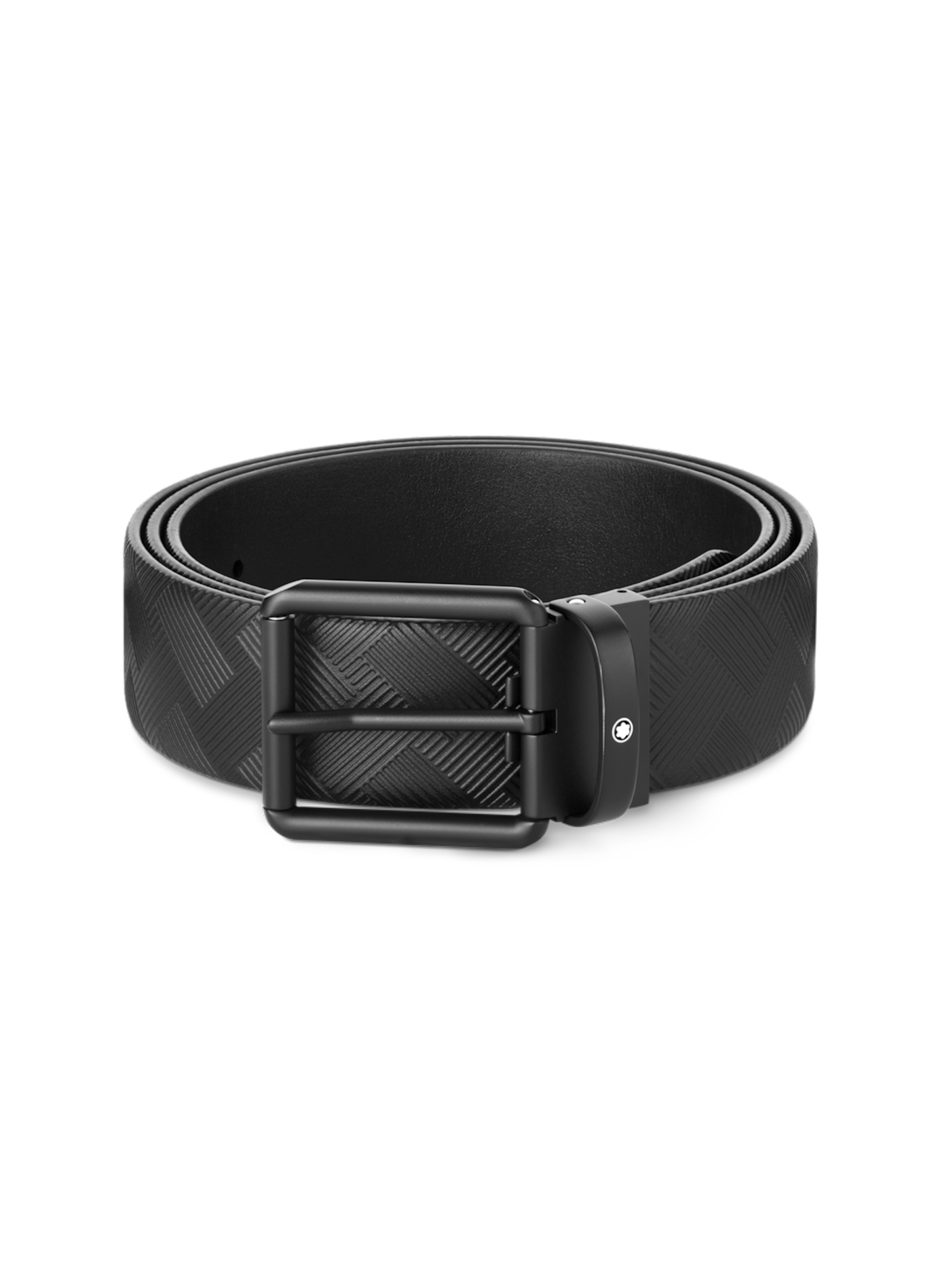 Smooth leather belt MONTBLANC Black