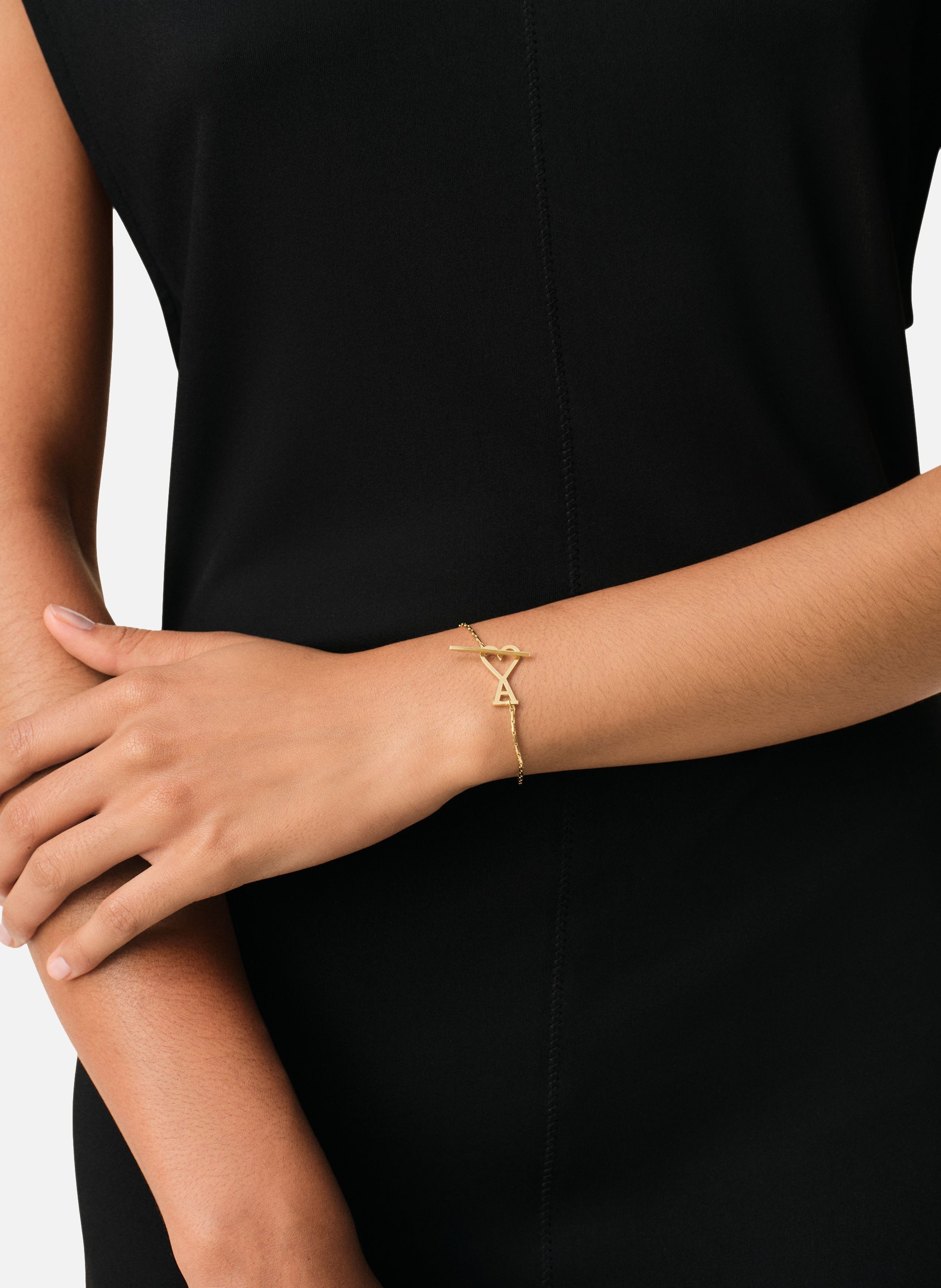 Bracelet Chaîne Ami de Coeur unisexe AMI PARIS Doré