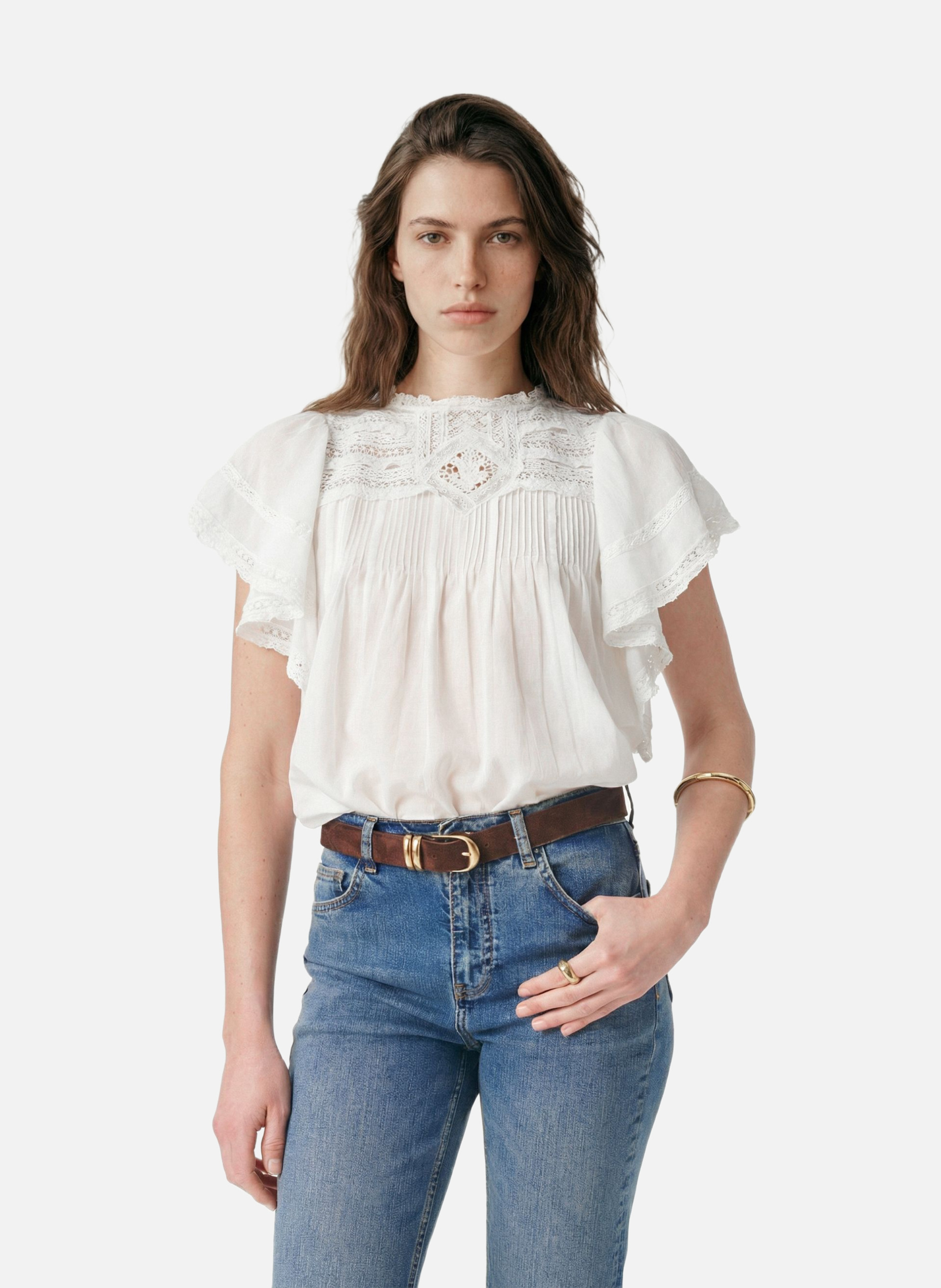 Blouse calisson VANESSA BRUNO Blanc