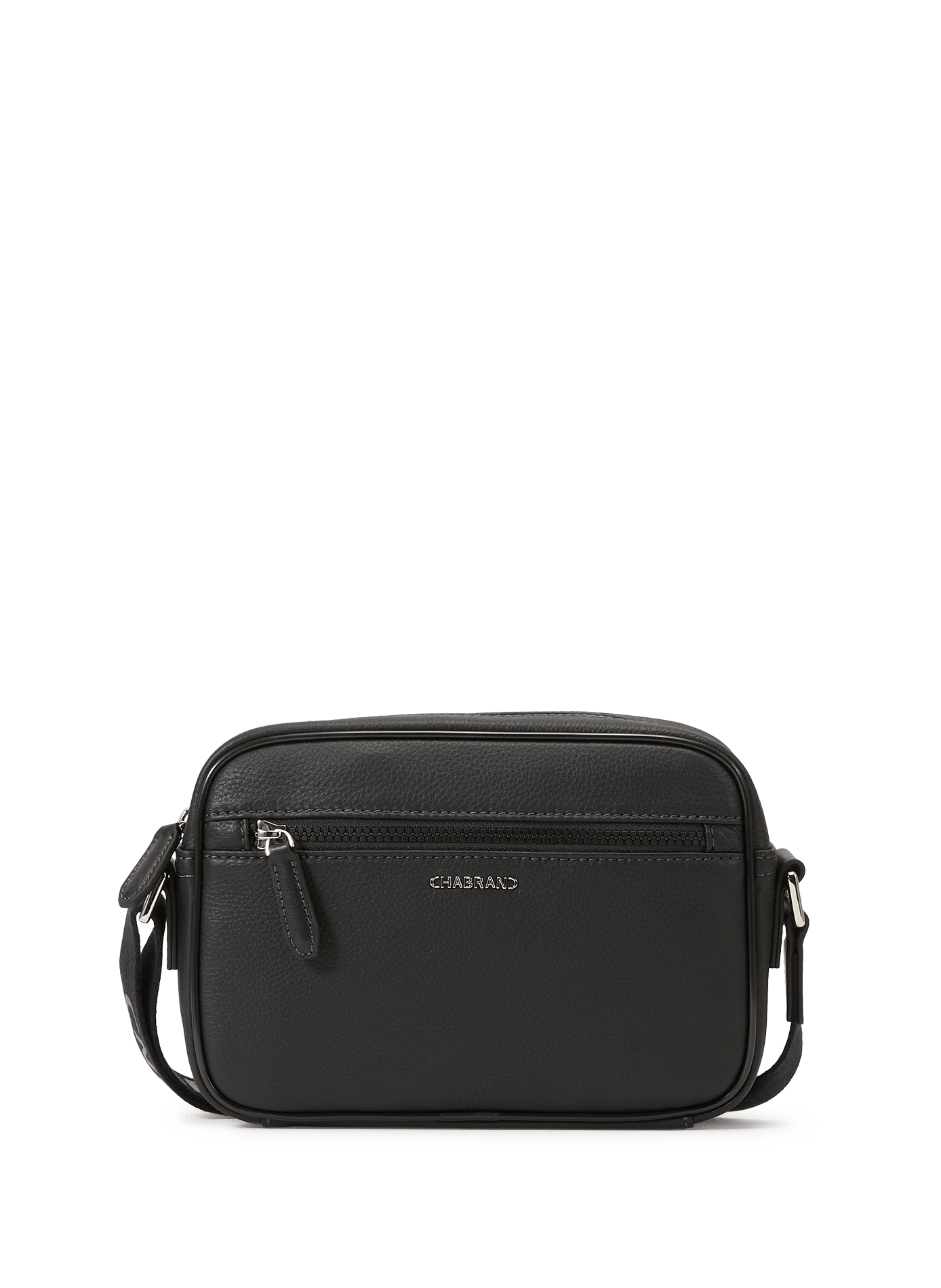 Sac à bandoulière en cuir de vachette CHABRAND Noir