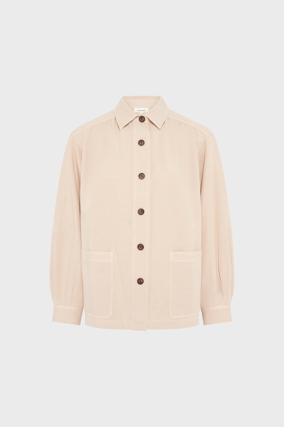 Surchemise en coton et lin mélangés - tinaja GERARD DAREL Beige