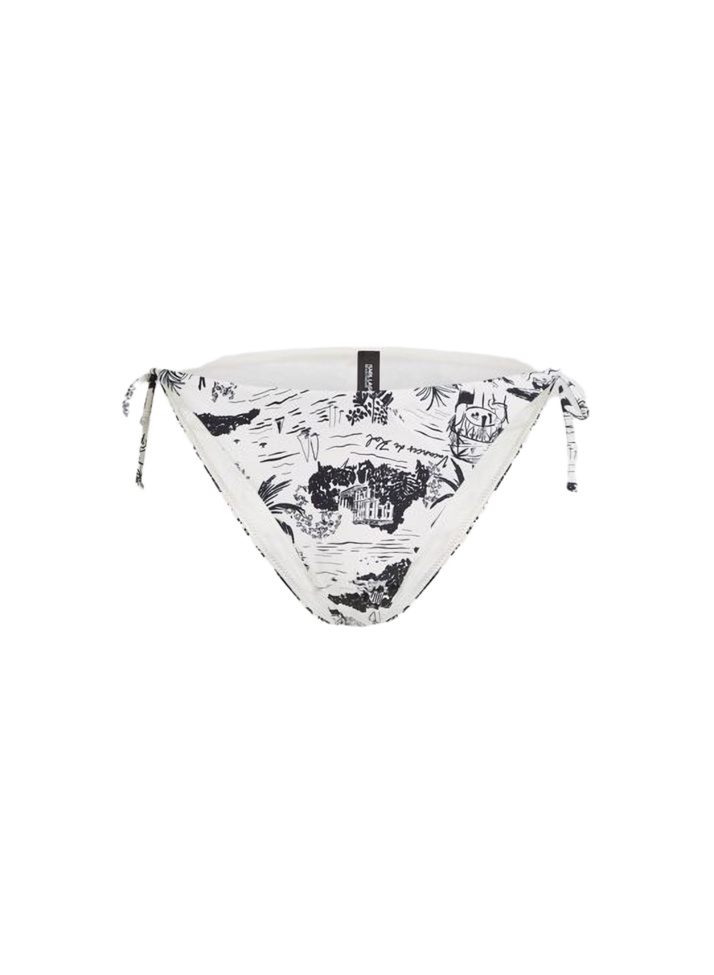 Bas de maillot bikini à nouer KARL LAGERFELD Multicolore
