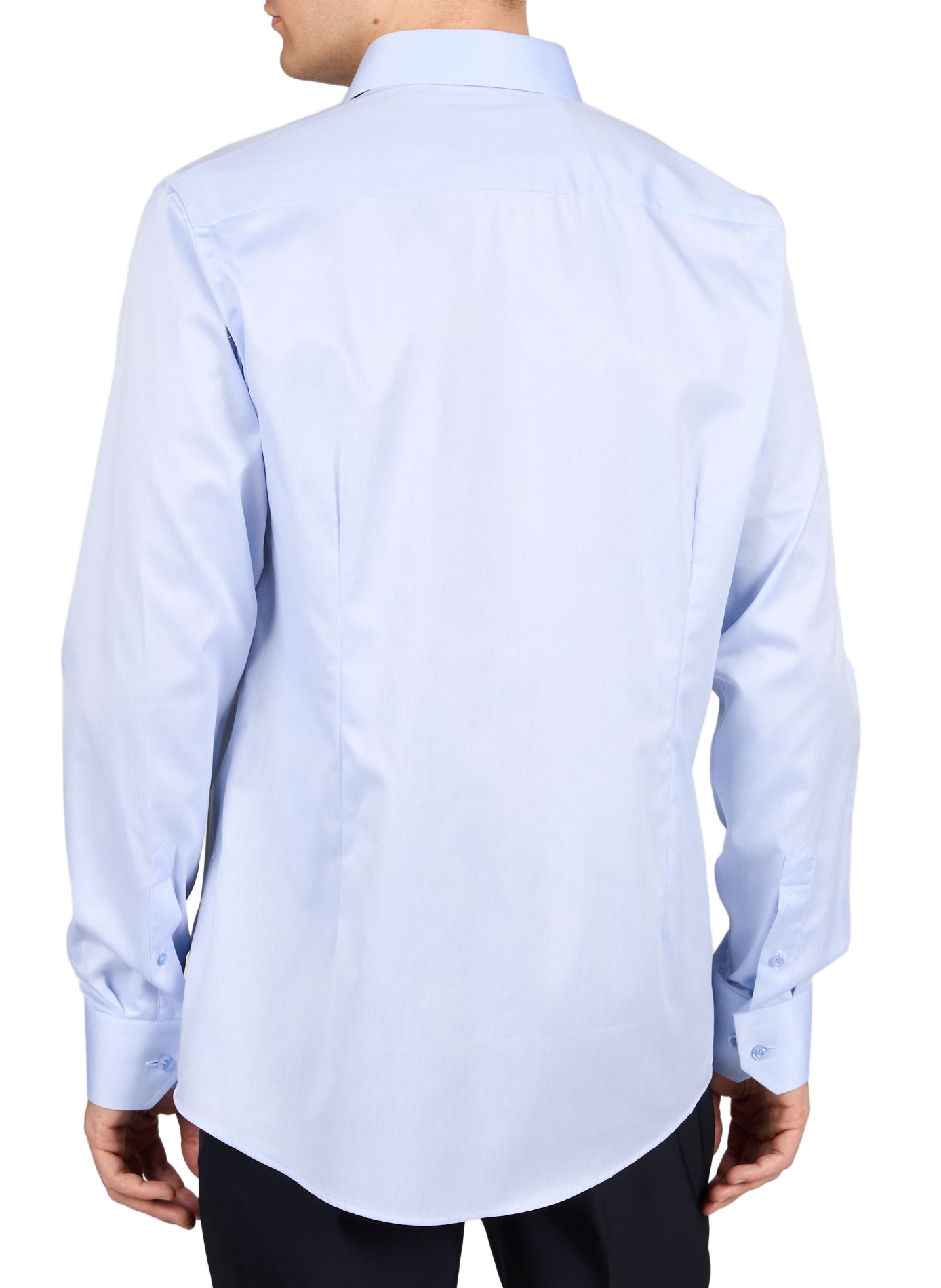 Chemise slim en coton ETON Bleu