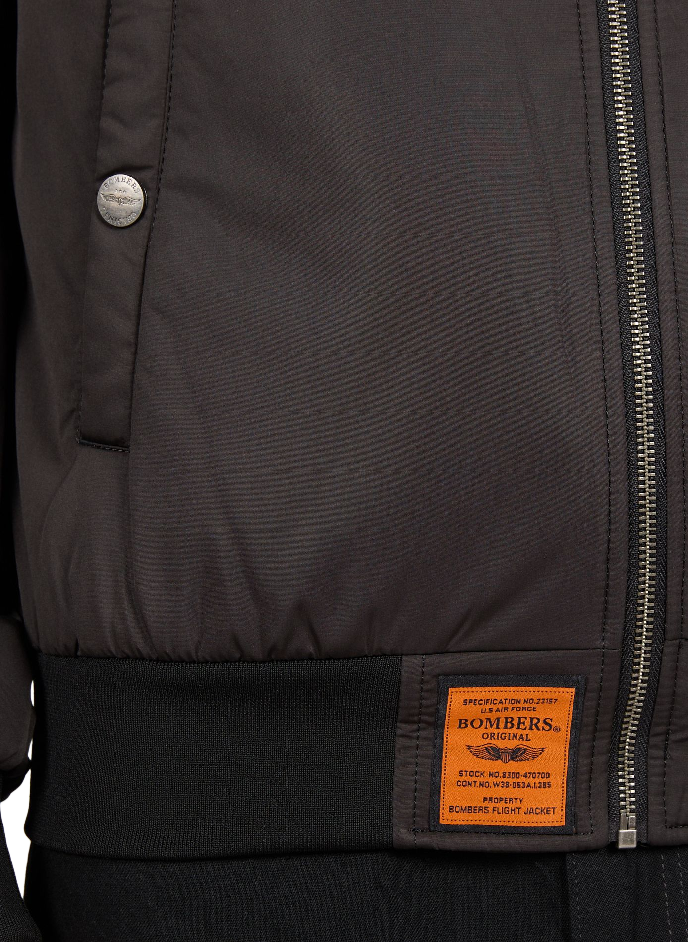 Bomber Max broderie logo sur poitrine BOMBERS ORIGINAL Noir